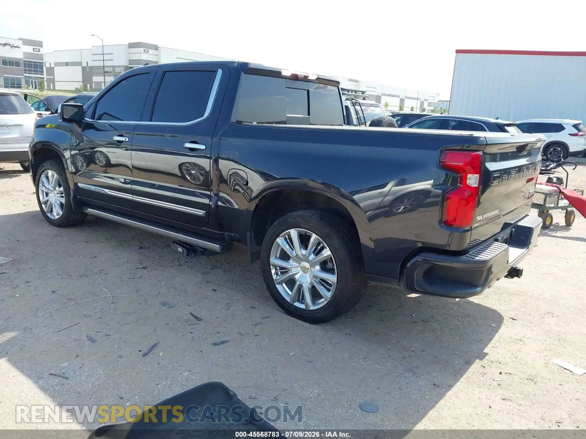 3 Фотография поврежденного автомобиля 1GCUDJE88PZ122525 CHEVROLET SILVERADO 1500 2023