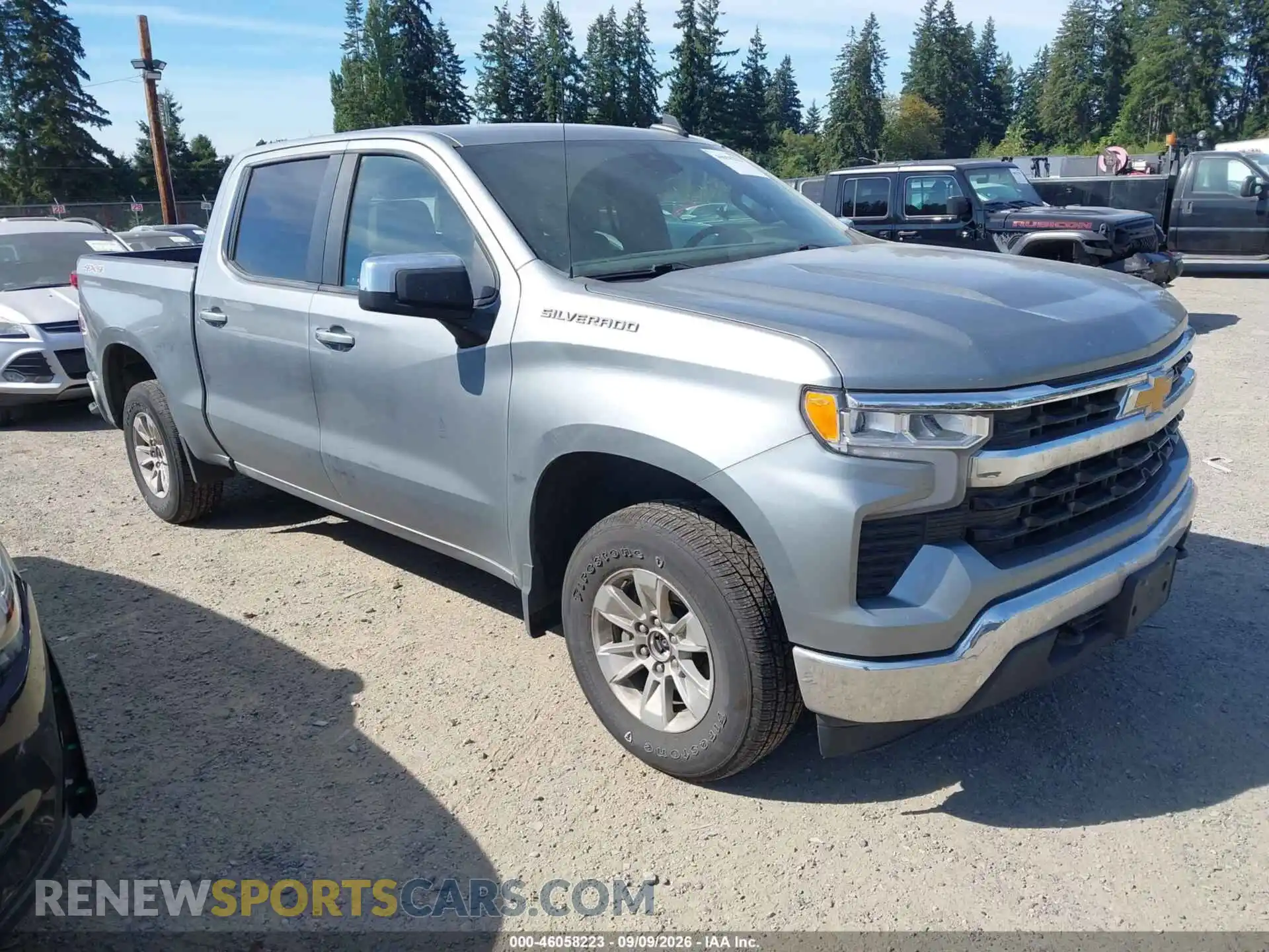 1 Фотография поврежденного автомобиля 2GCUDDED5P1130704 CHEVROLET SILVERADO 1500 2023