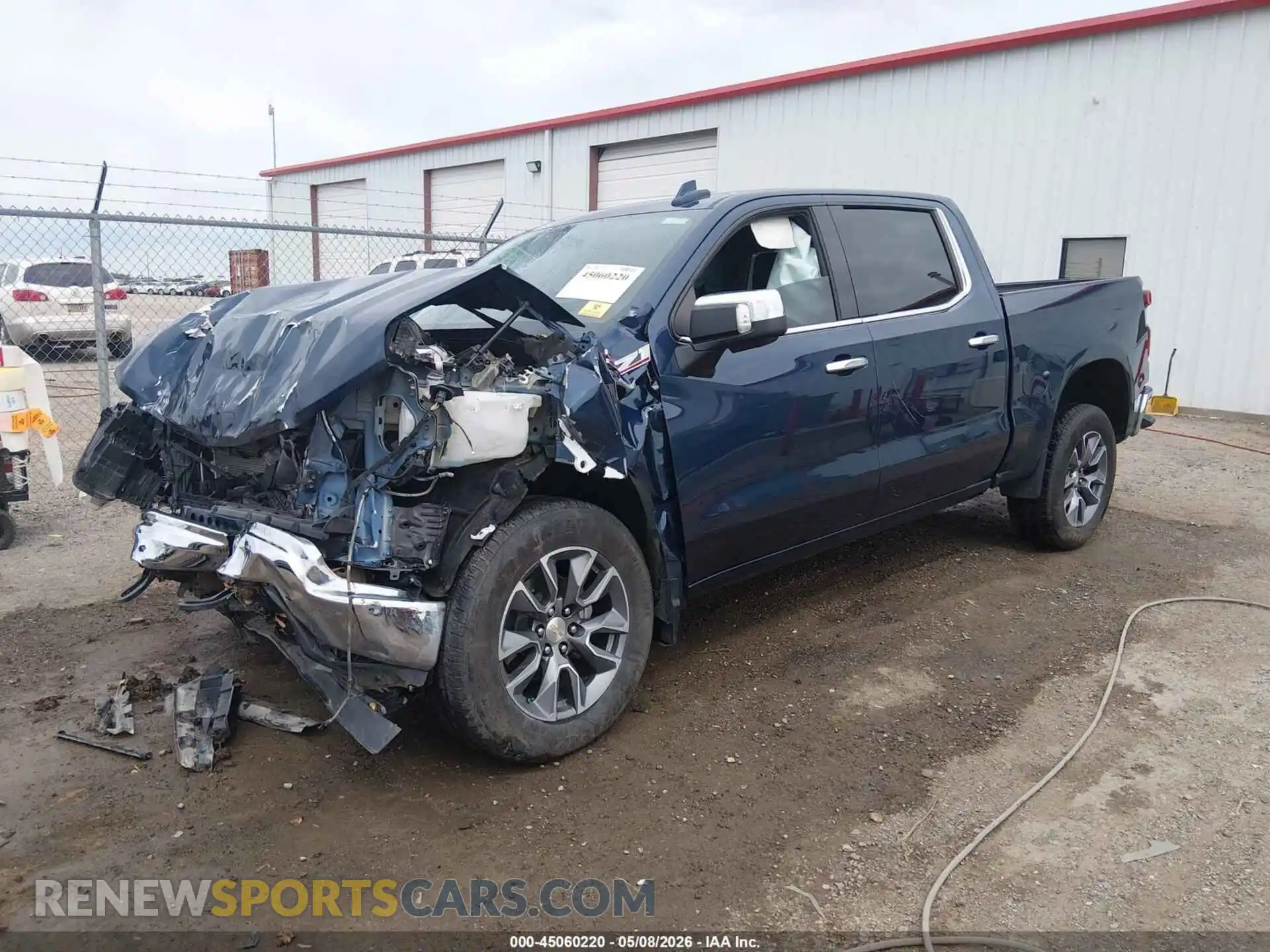 2 Photograph of a damaged car 2GCUDGED4P1103317 CHEVROLET SILVERADO 1500 2023