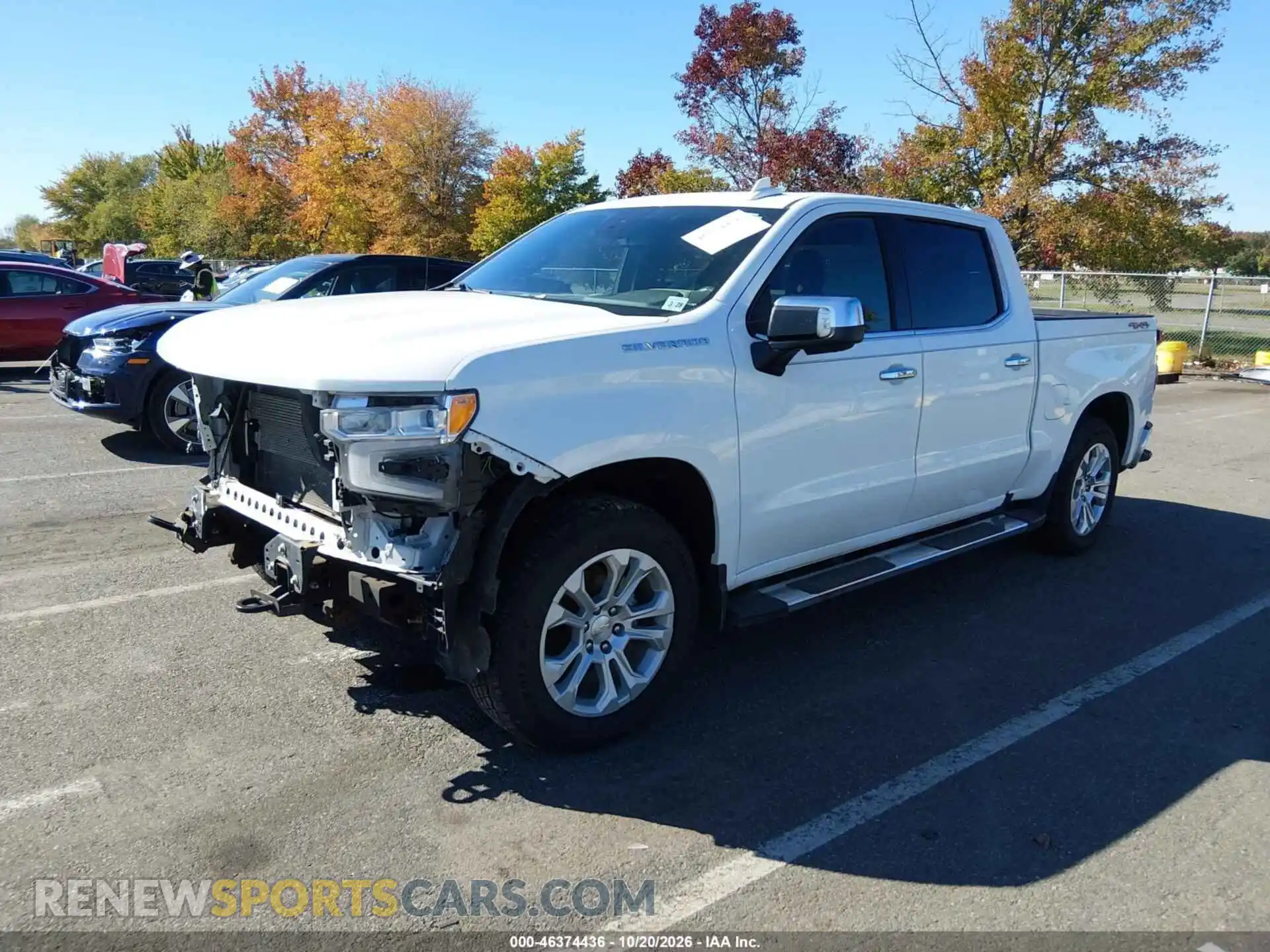 2 Фотография поврежденного автомобиля 2GCUDGED5P1129151 CHEVROLET SILVERADO 1500 2023