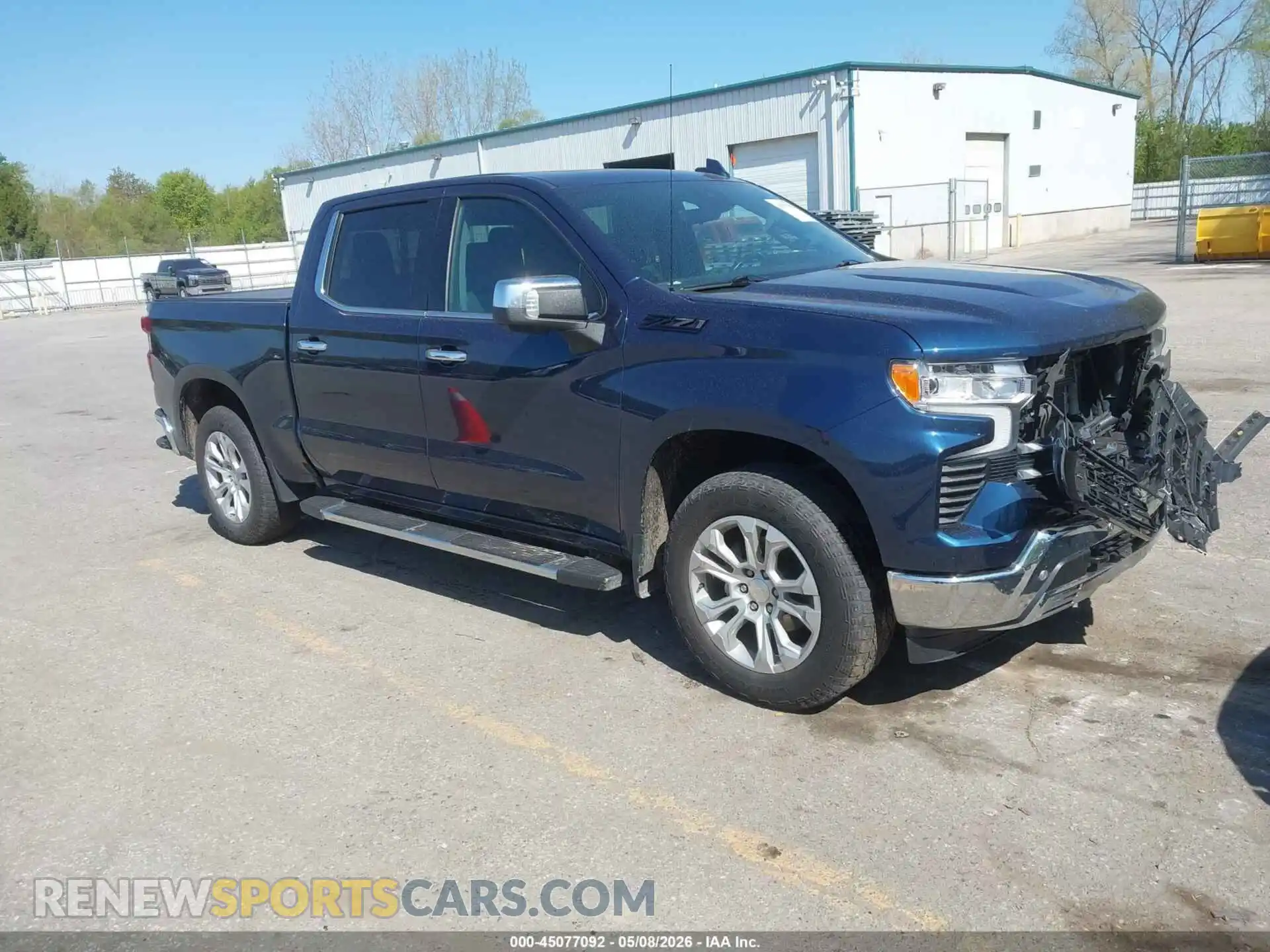 1 Photograph of a damaged car 2GCUDGED8P1117317 CHEVROLET SILVERADO 1500 2023