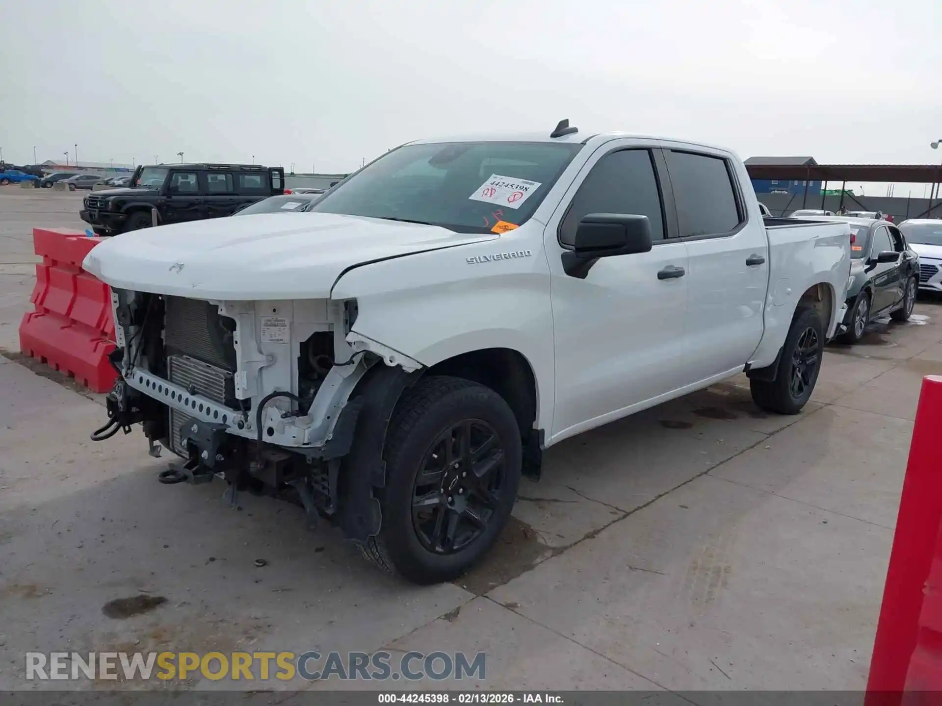 2 fotografías del automóvil dañado 3GCPABEKXPG239563 CHEVROLET SILVERADO 1500 2023
