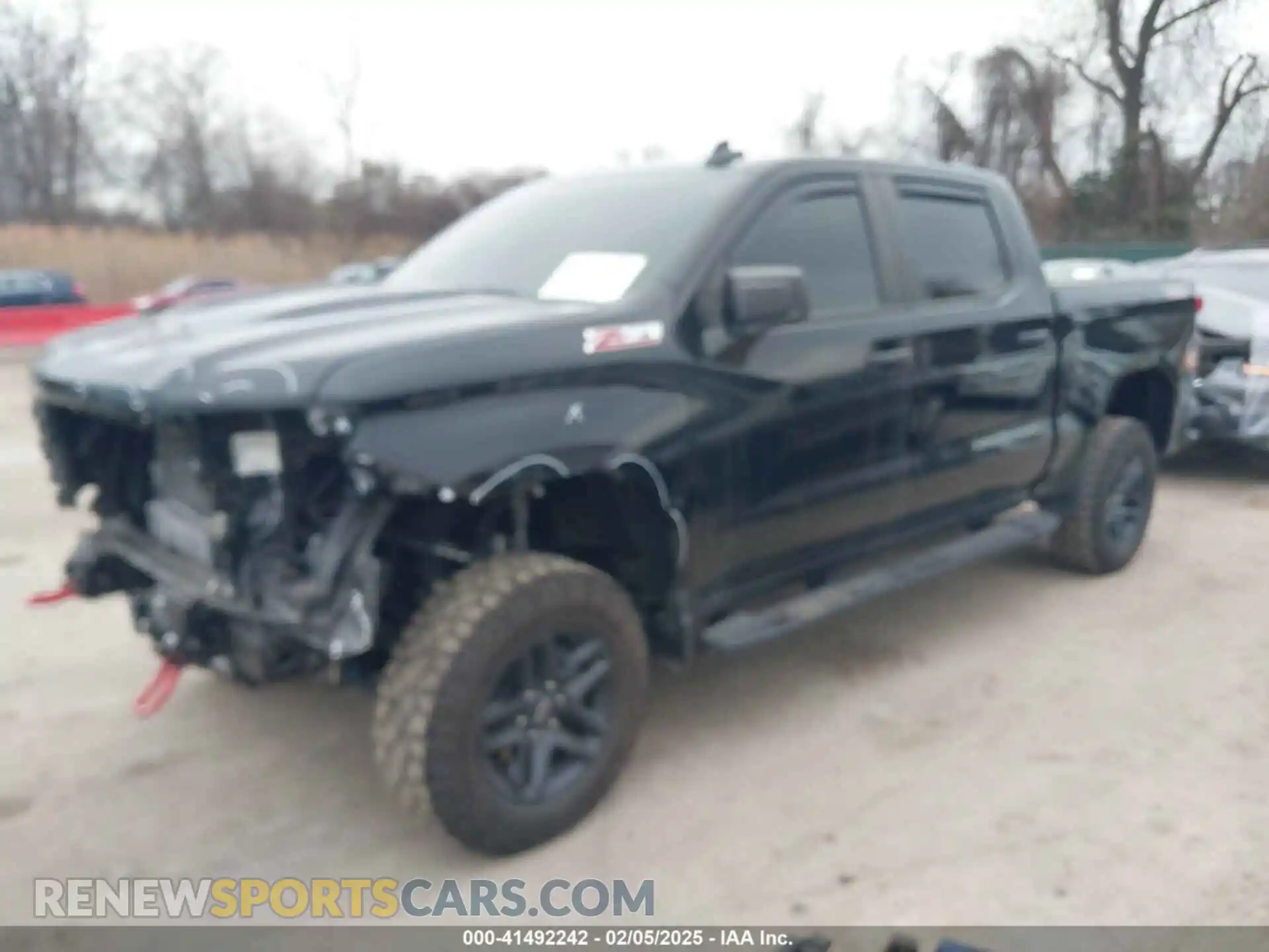 2 Photograph of a damaged car 3GCPDCEK2PG137008 CHEVROLET SILVERADO 1500 2023