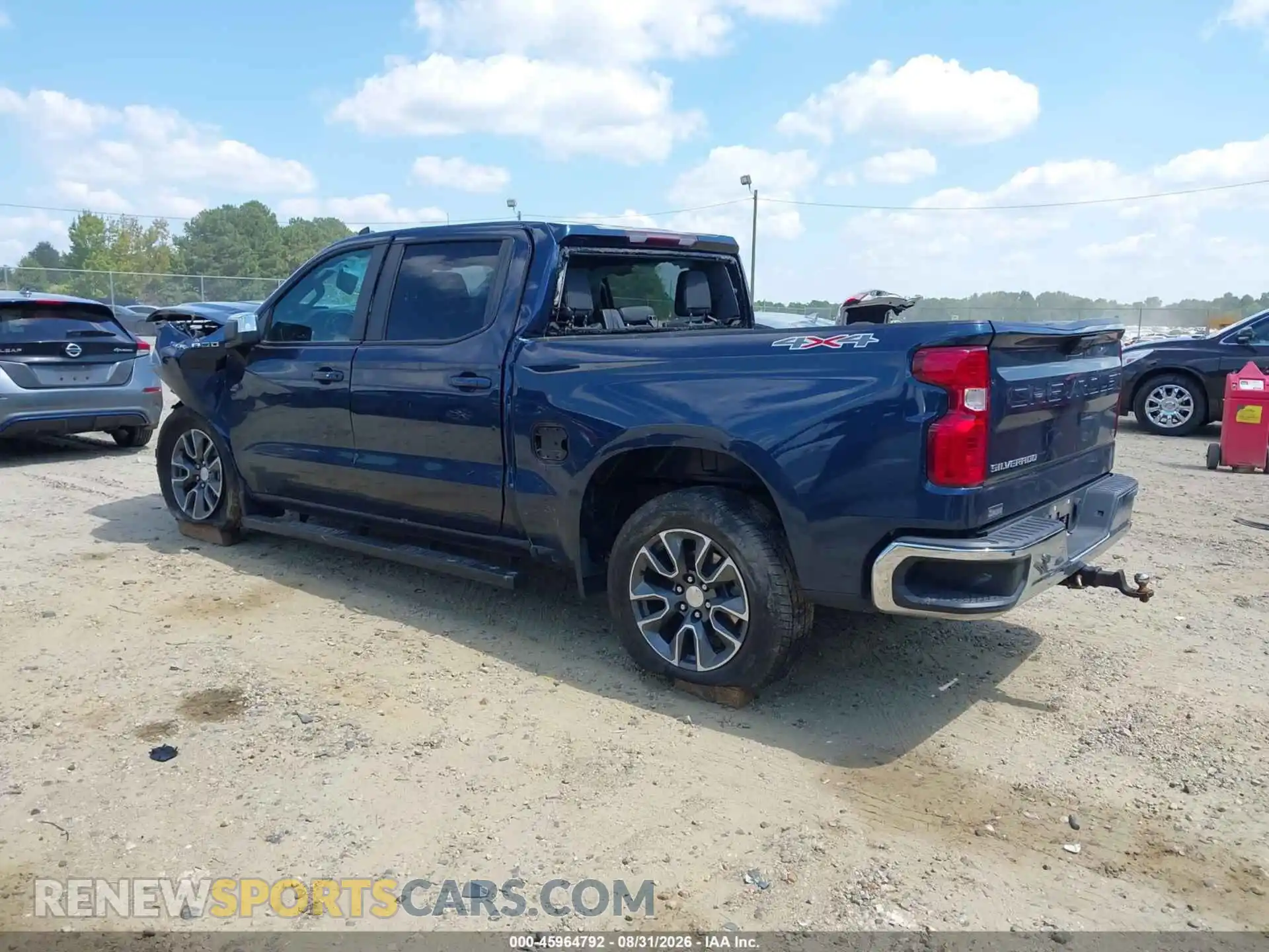 3 Фотография поврежденного автомобиля 3GCPDKEK7PG255436 CHEVROLET SILVERADO 1500 2023