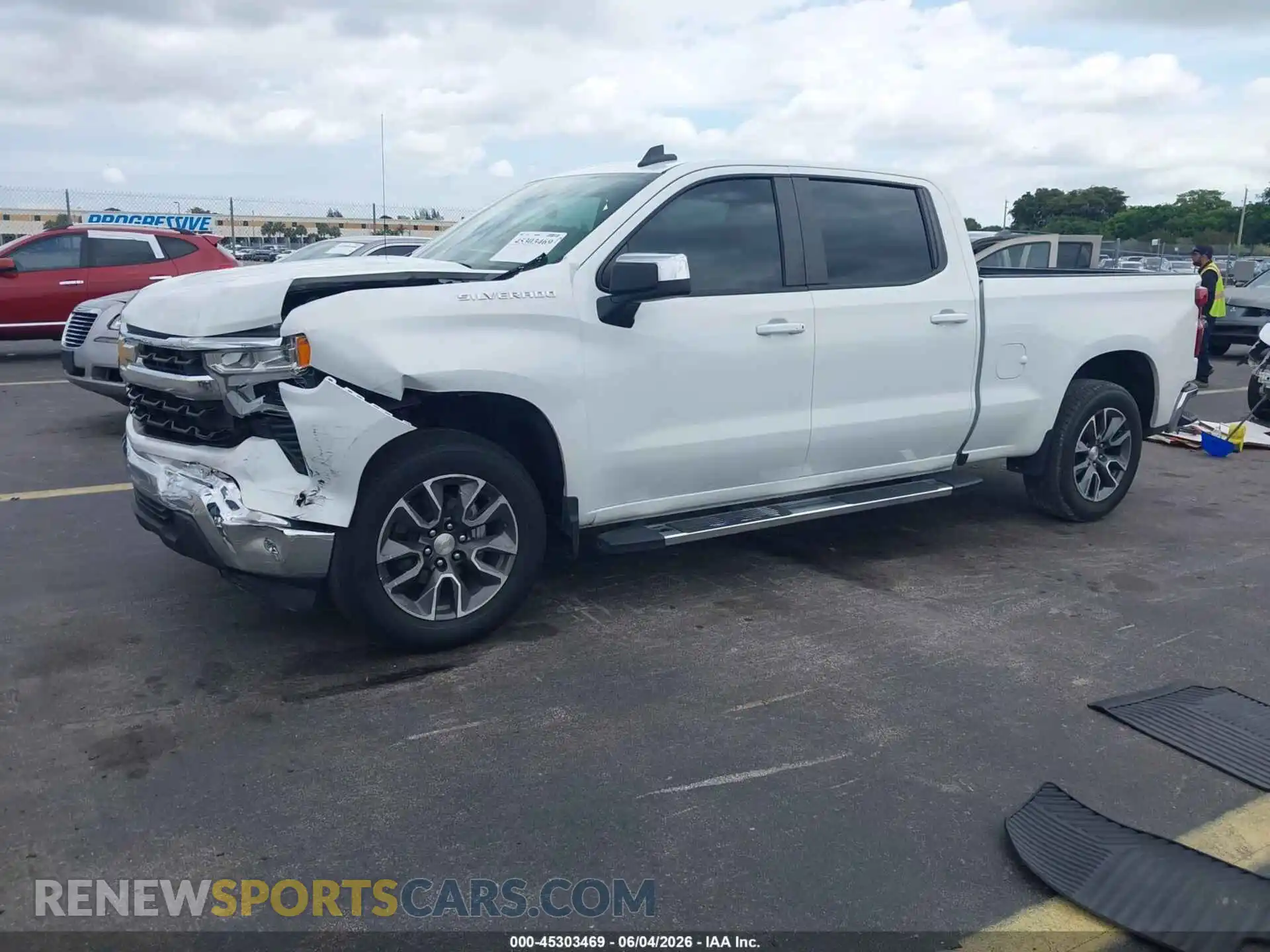 2 Photograph of a damaged car 1GCPACED1RZ362159 CHEVROLET SILVERADO 1500 2024