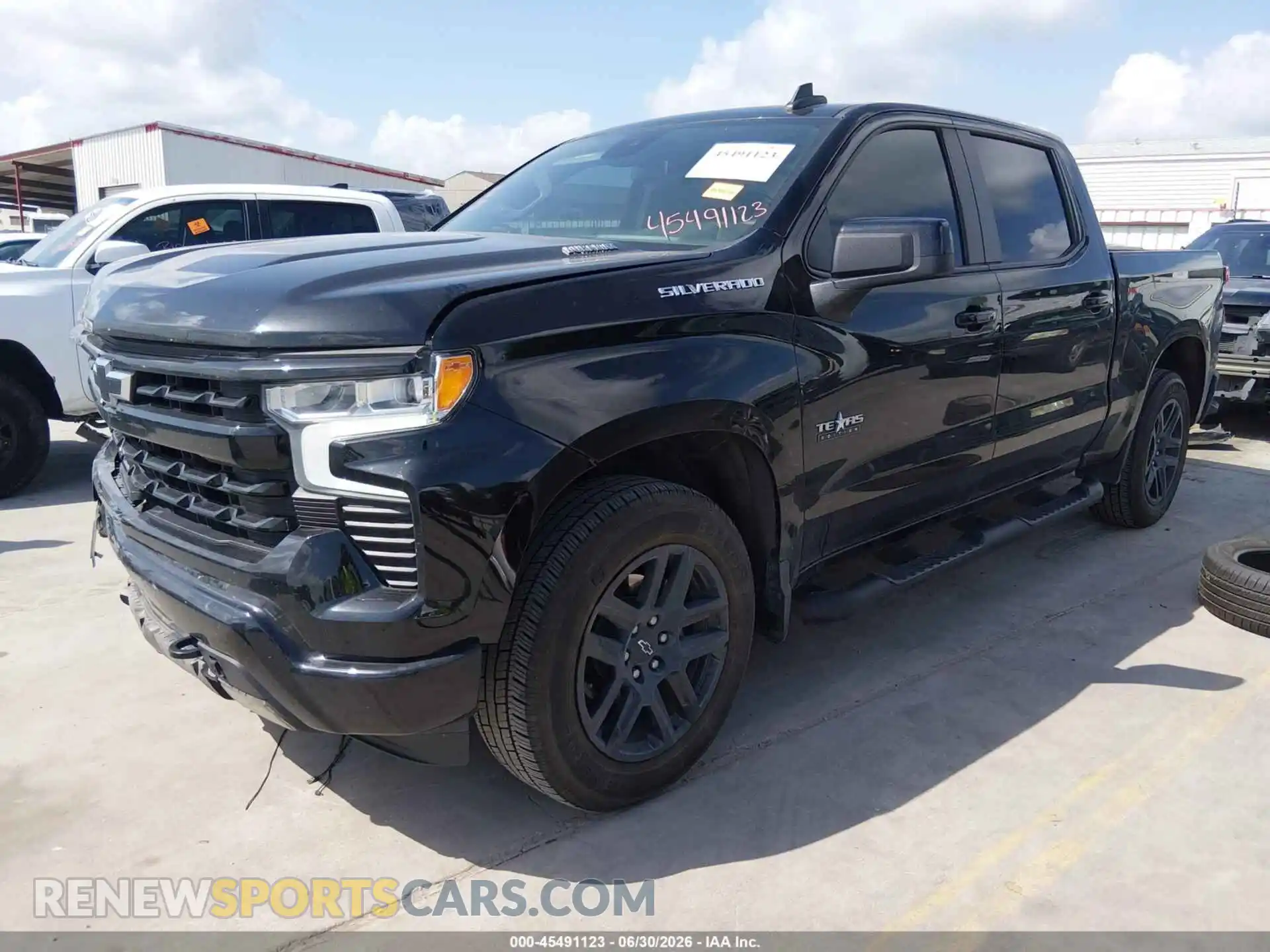 2 Photograph of a damaged car 1GCPADE80RZ310840 CHEVROLET SILVERADO 1500 2024