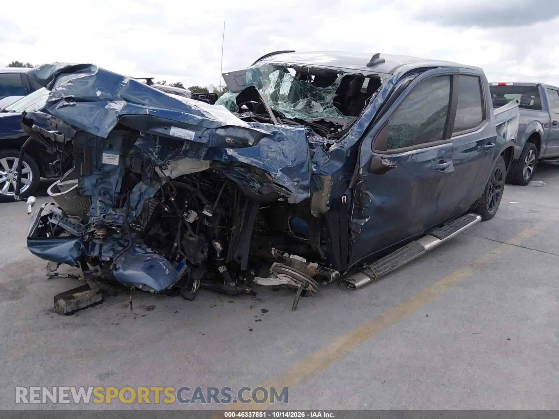 2 fotografías del automóvil dañado 1GCPADEK0RZ227355 CHEVROLET SILVERADO 1500 2024