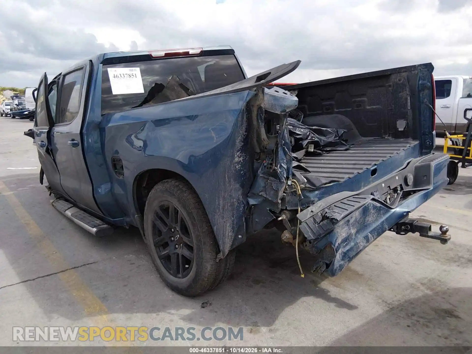 3 fotografías del automóvil dañado 1GCPADEK0RZ227355 CHEVROLET SILVERADO 1500 2024