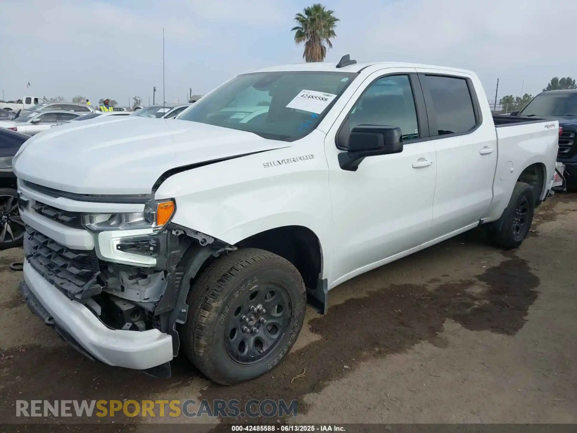2 Photograph of a damaged car 1GCPDEEK0RZ110808 CHEVROLET SILVERADO 1500 2024