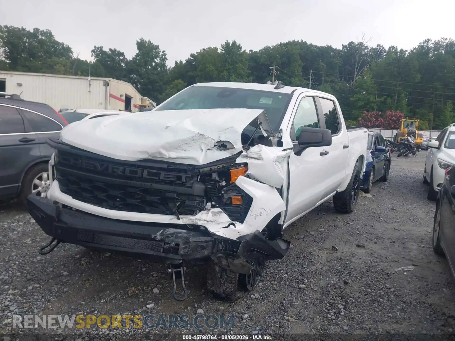 2 Photograph of a damaged car 2GCUDDED4R1265403 CHEVROLET SILVERADO 1500 2024