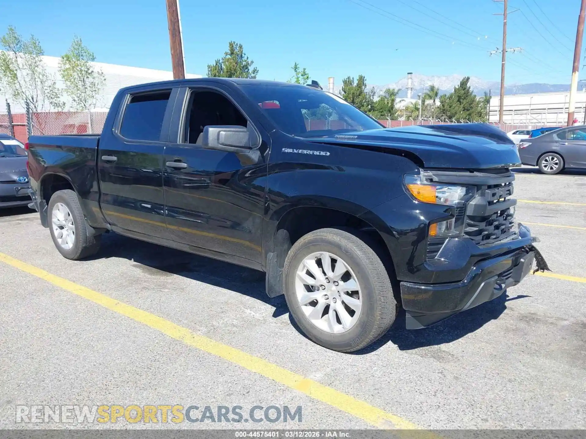 1 Photograph of a damaged car 3GCPABEK1RG402703 CHEVROLET SILVERADO 1500 2024