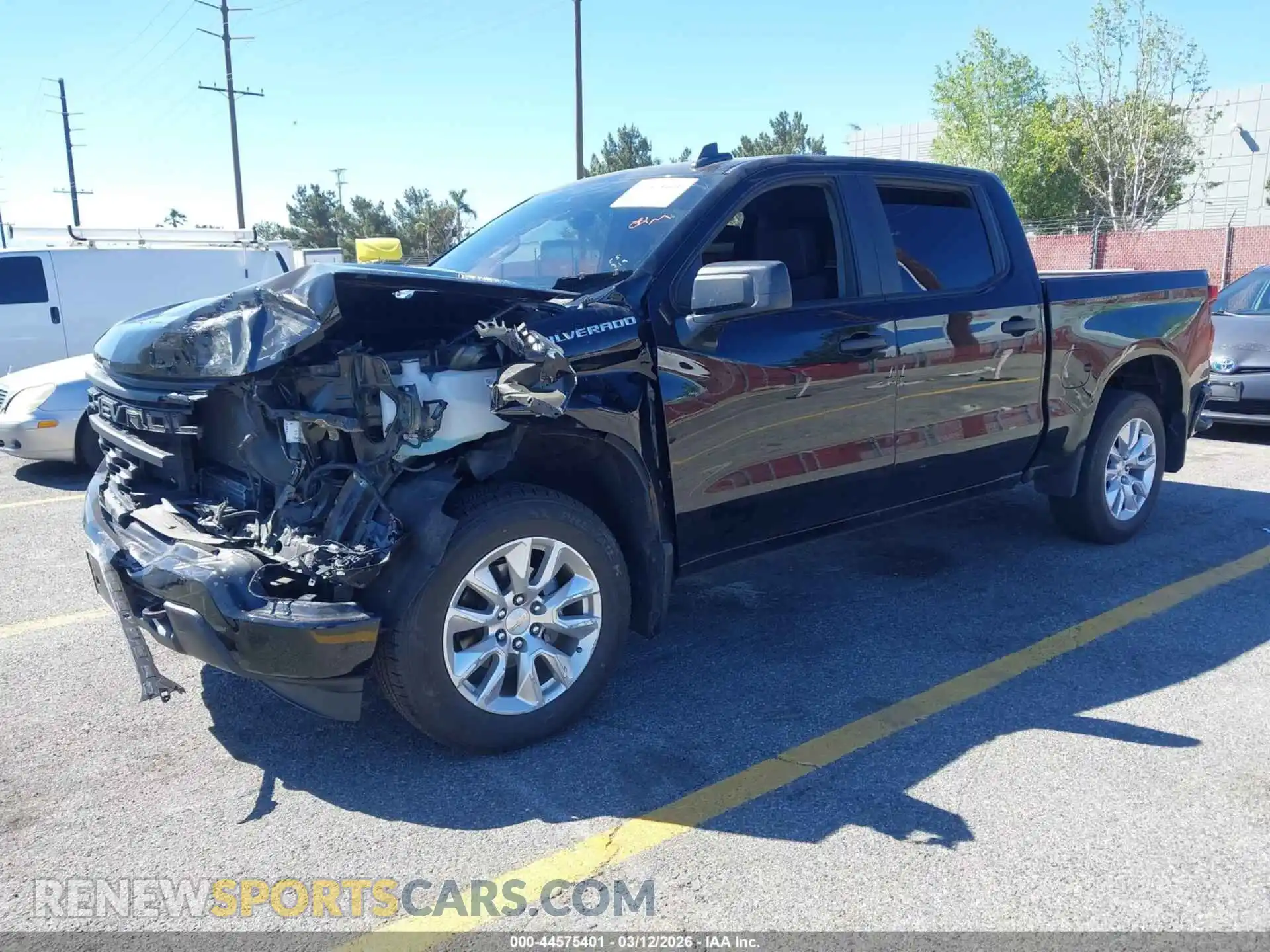 2 Photograph of a damaged car 3GCPABEK1RG402703 CHEVROLET SILVERADO 1500 2024