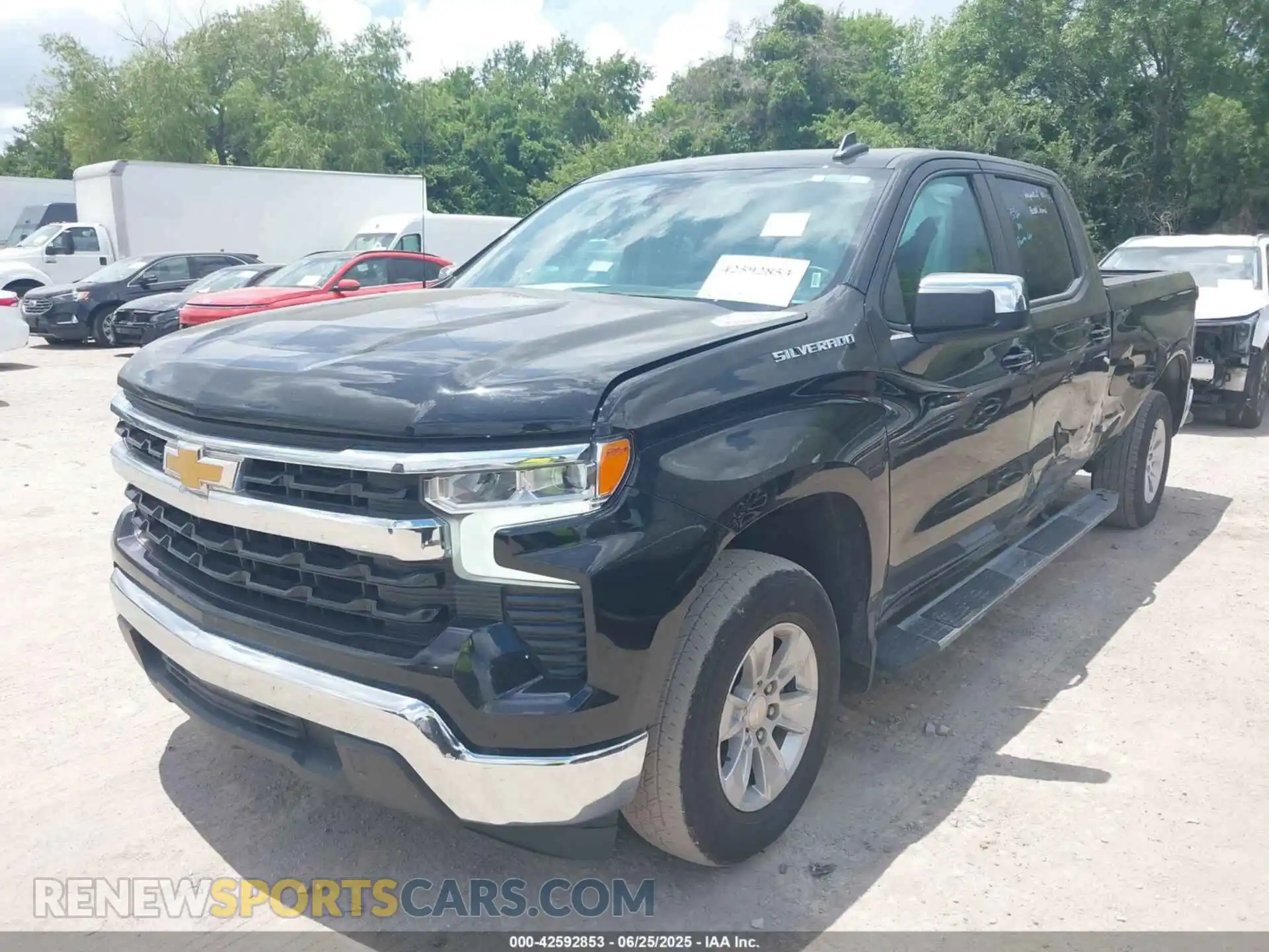 2 Photograph of a damaged car 3GCPACED2RG183399 CHEVROLET SILVERADO 1500 2024