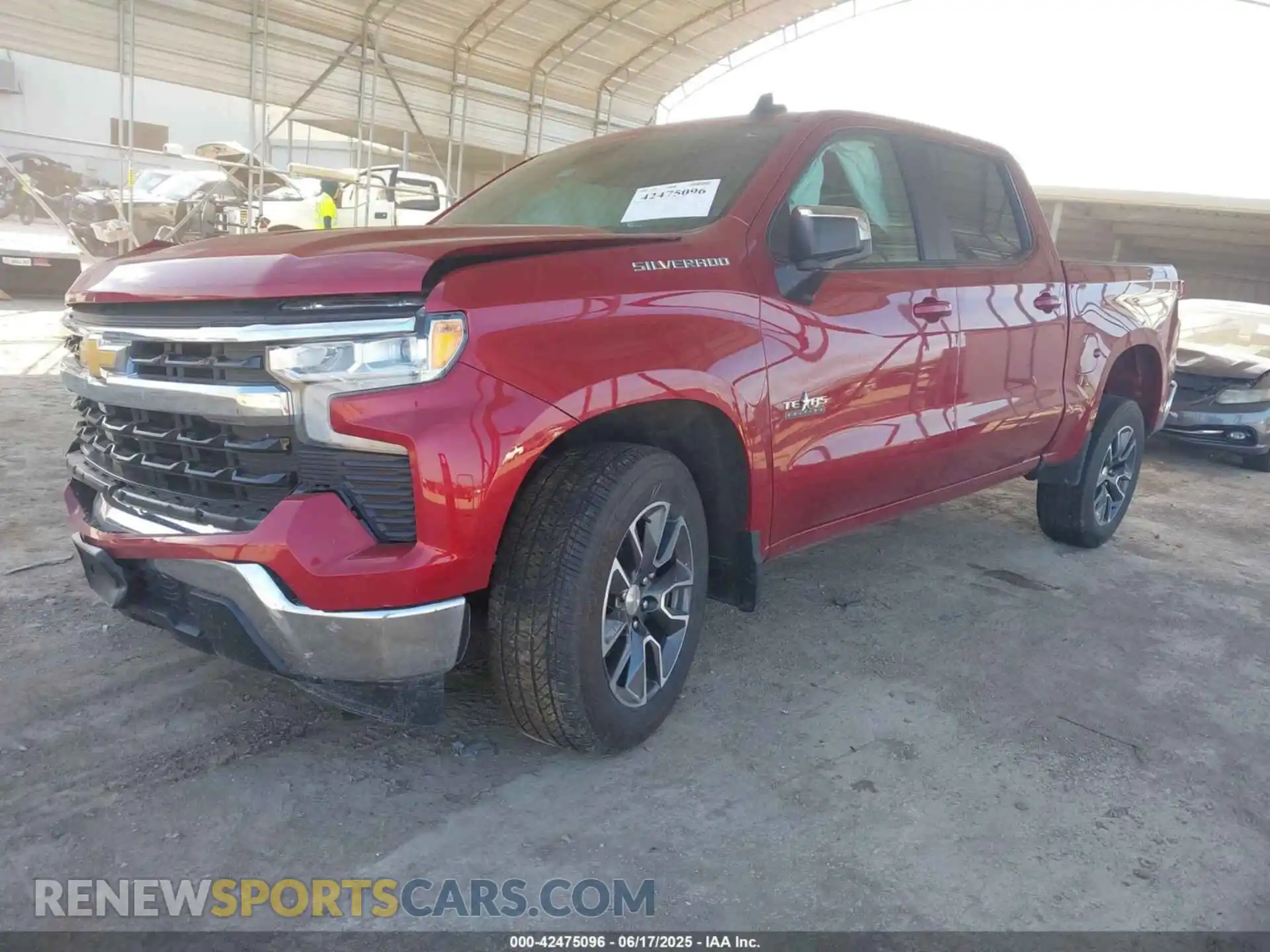 2 fotografías del automóvil dañado 3GCPACED5RG333179 CHEVROLET SILVERADO 1500 2024