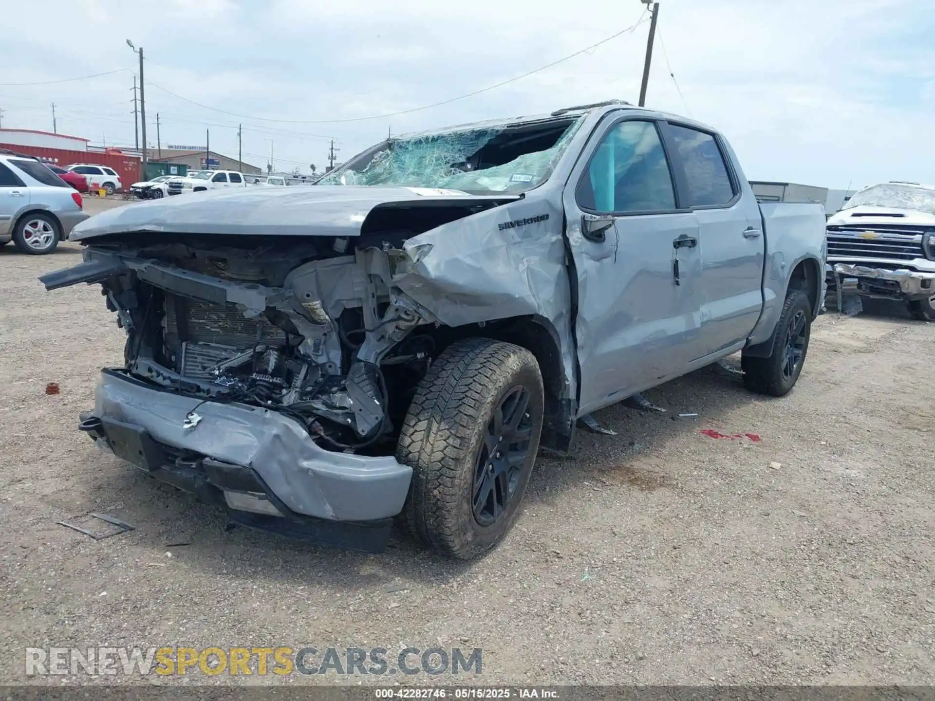 2 Photograph of a damaged car 3GCPADEK5RG276874 CHEVROLET SILVERADO 1500 2024