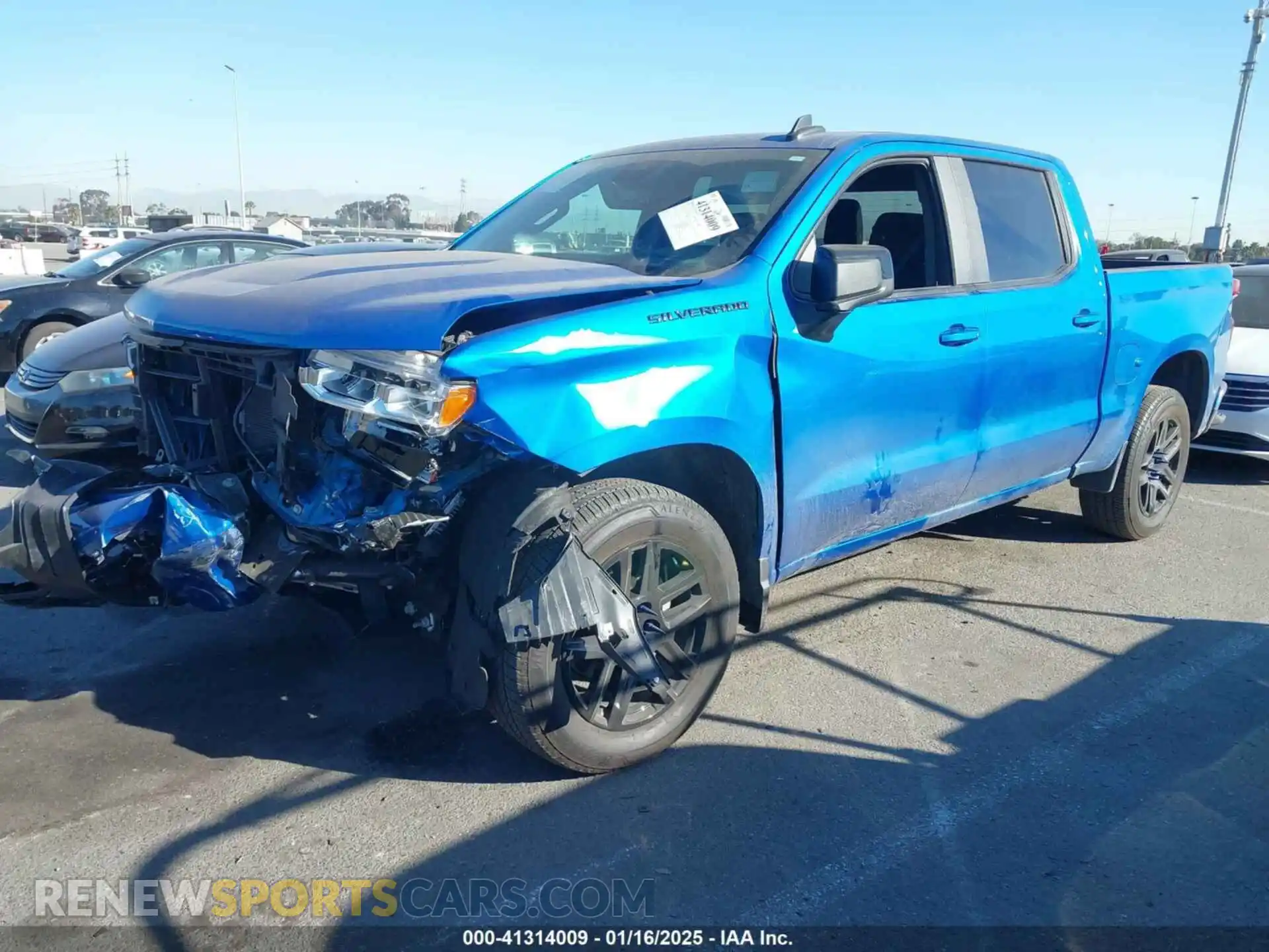 2 Photograph of a damaged car 3GCPADEKXRG300554 CHEVROLET SILVERADO 1500 2024