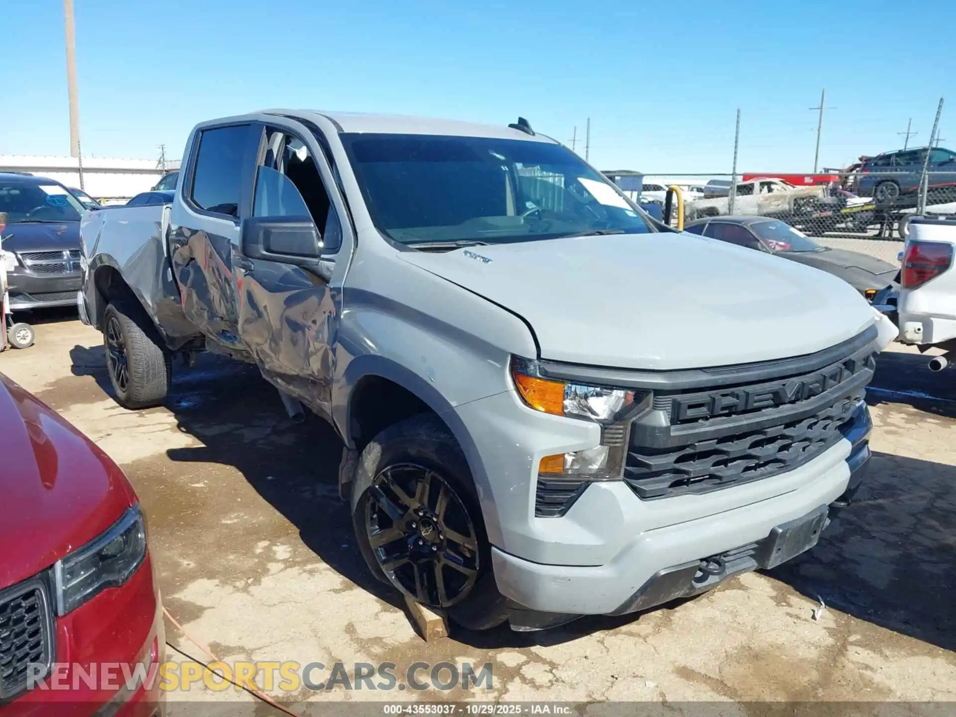 1 Photograph of a damaged car 3GCPDBEK5RG428356 CHEVROLET SILVERADO 1500 2024