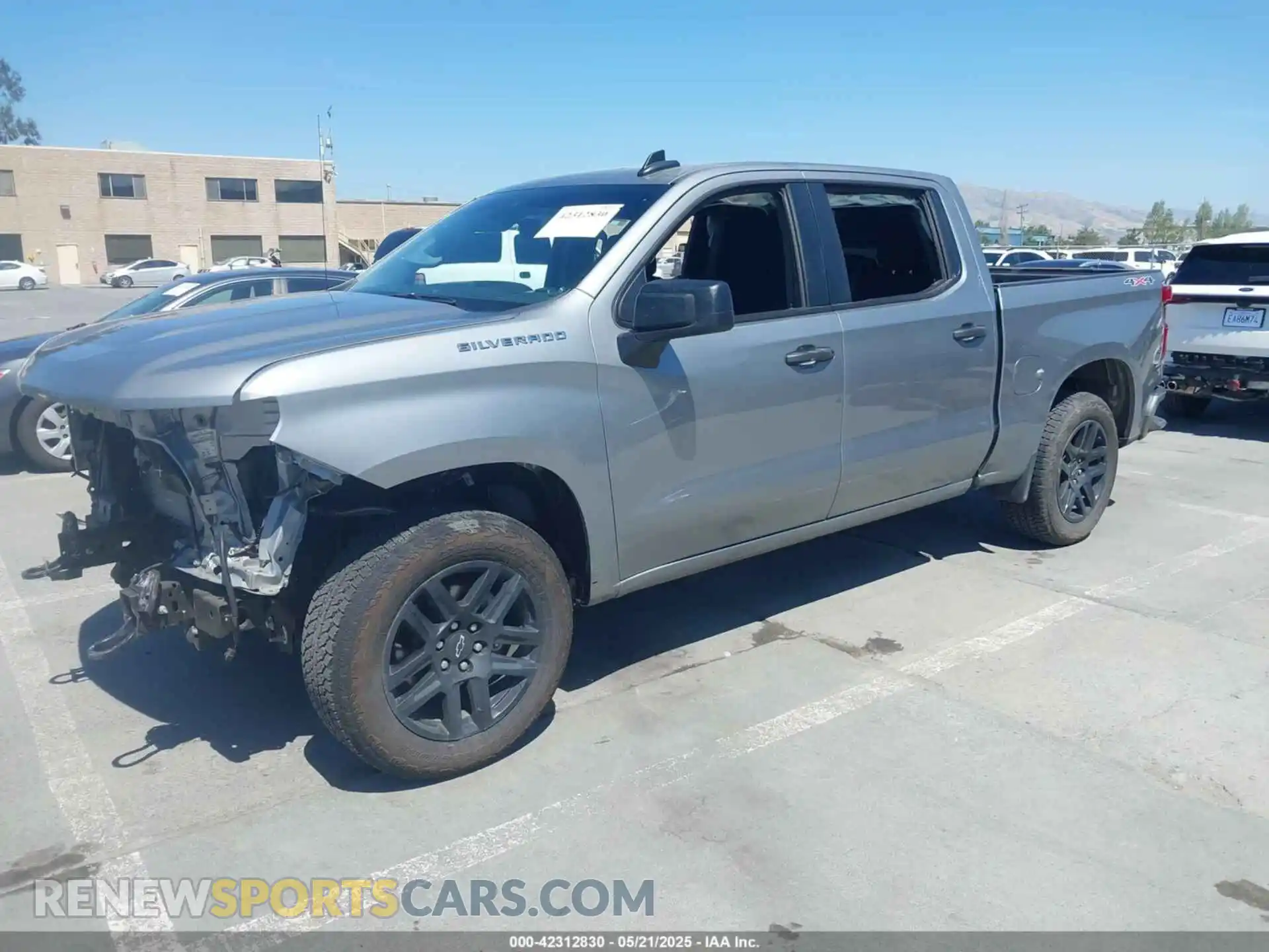 2 Photograph of a damaged car 3GCPDBEK8RG143778 CHEVROLET SILVERADO 1500 2024