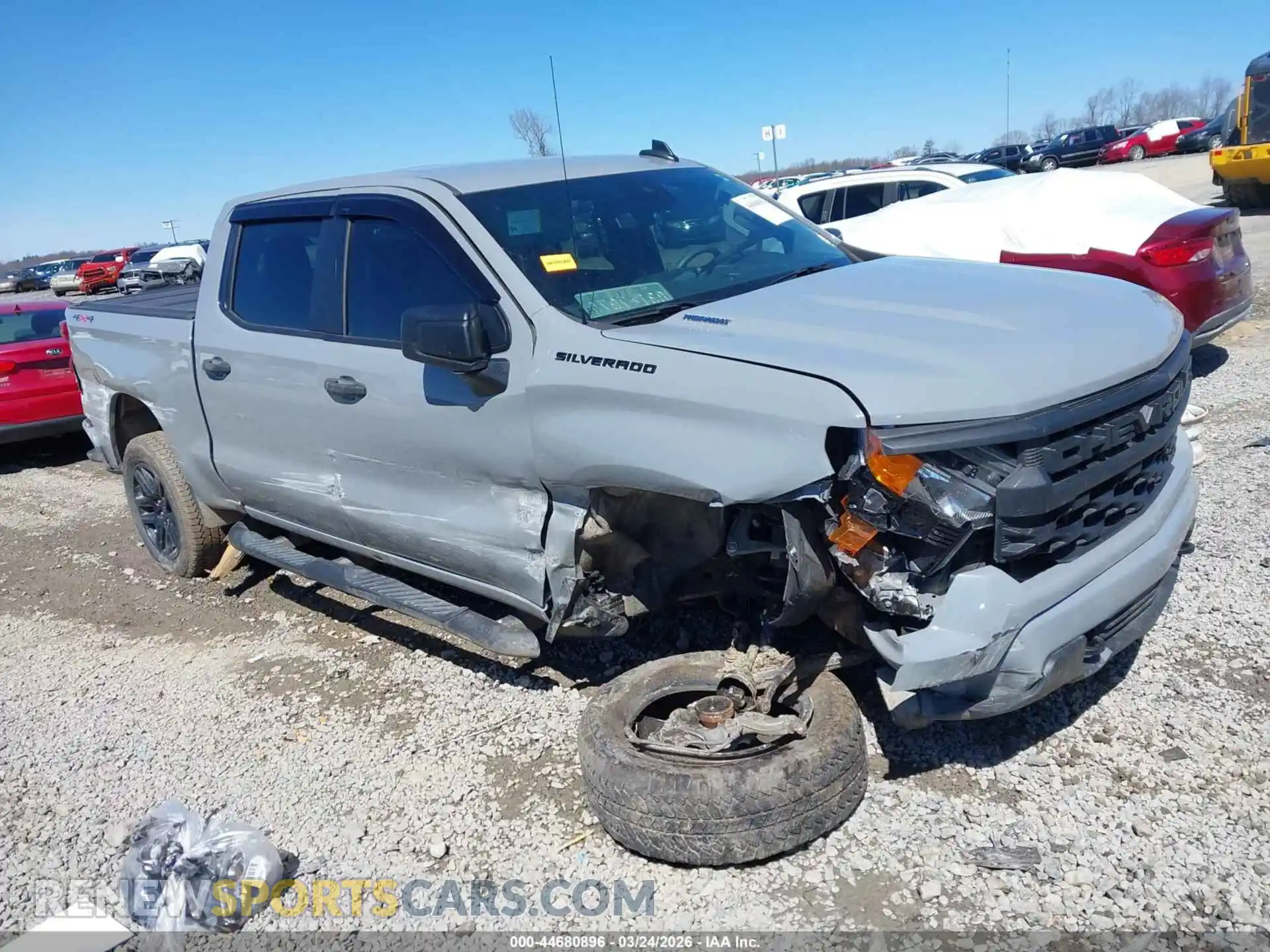 1 Photograph of a damaged car 3GCPDBEKXRG392258 CHEVROLET SILVERADO 1500 2024