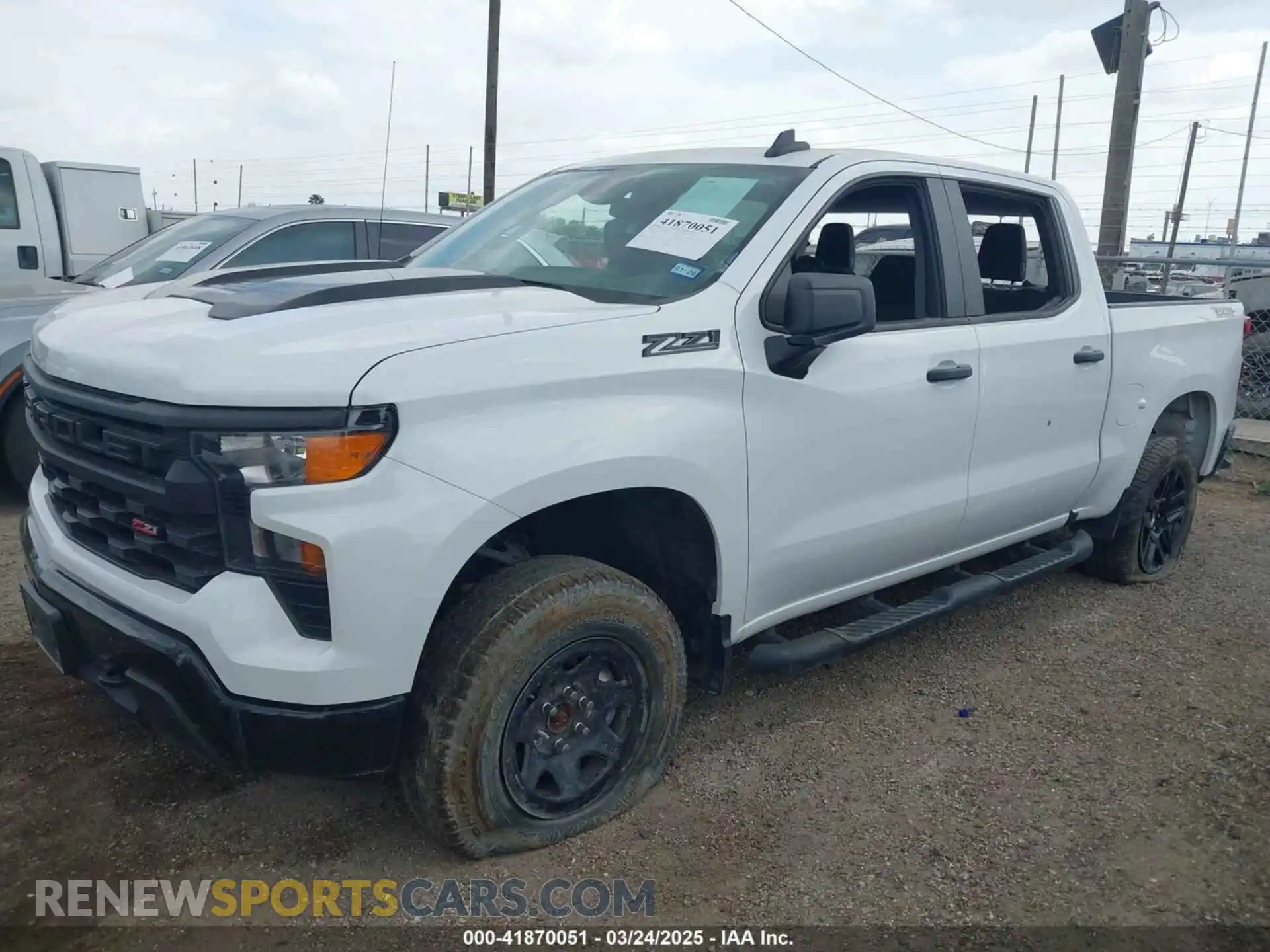 2 fotografías del automóvil dañado 3GCPDCEK3RG141944 CHEVROLET SILVERADO 1500 2024