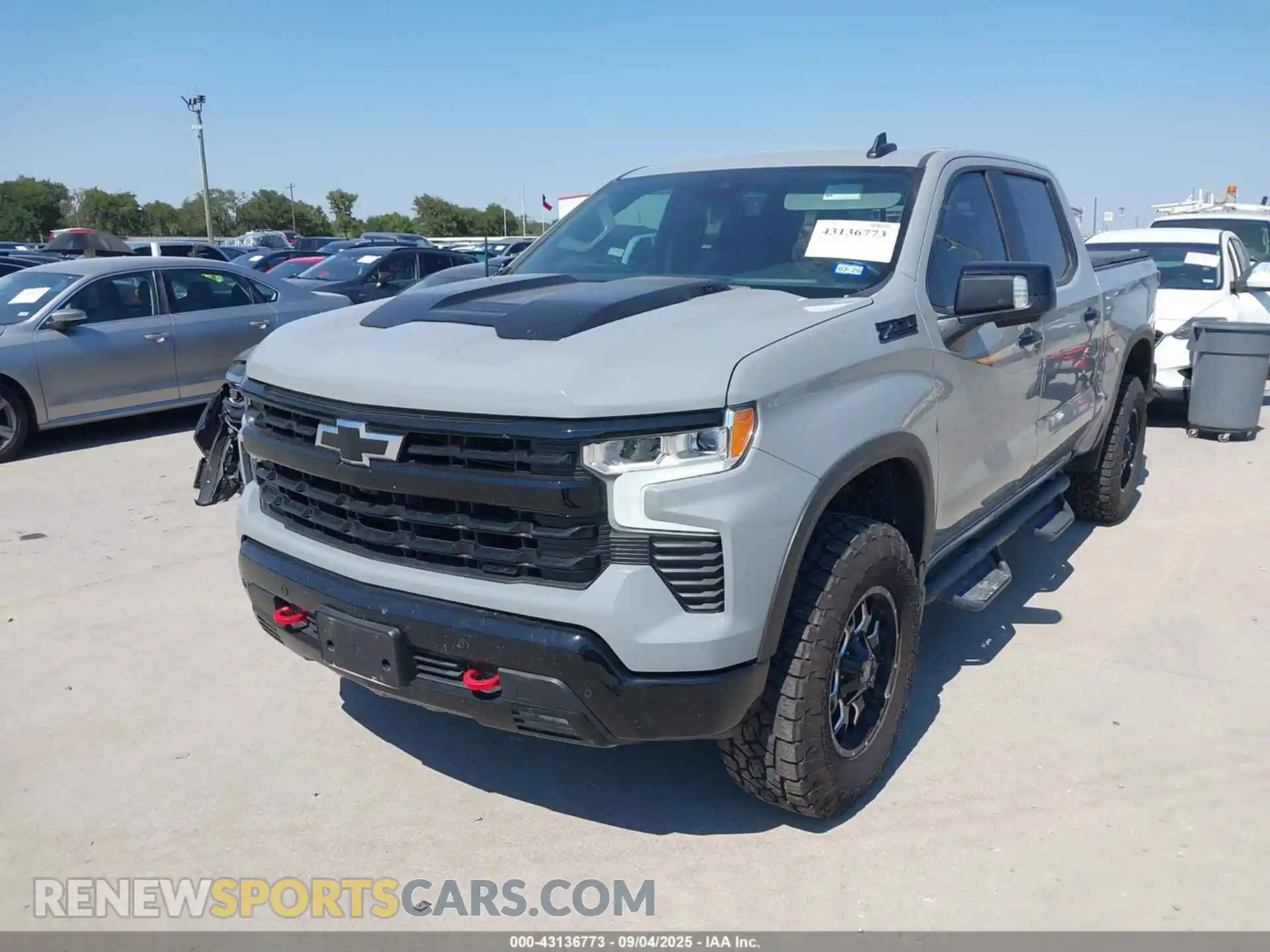 2 Photograph of a damaged car 3GCUDFEL7RG174863 CHEVROLET SILVERADO 1500 2024