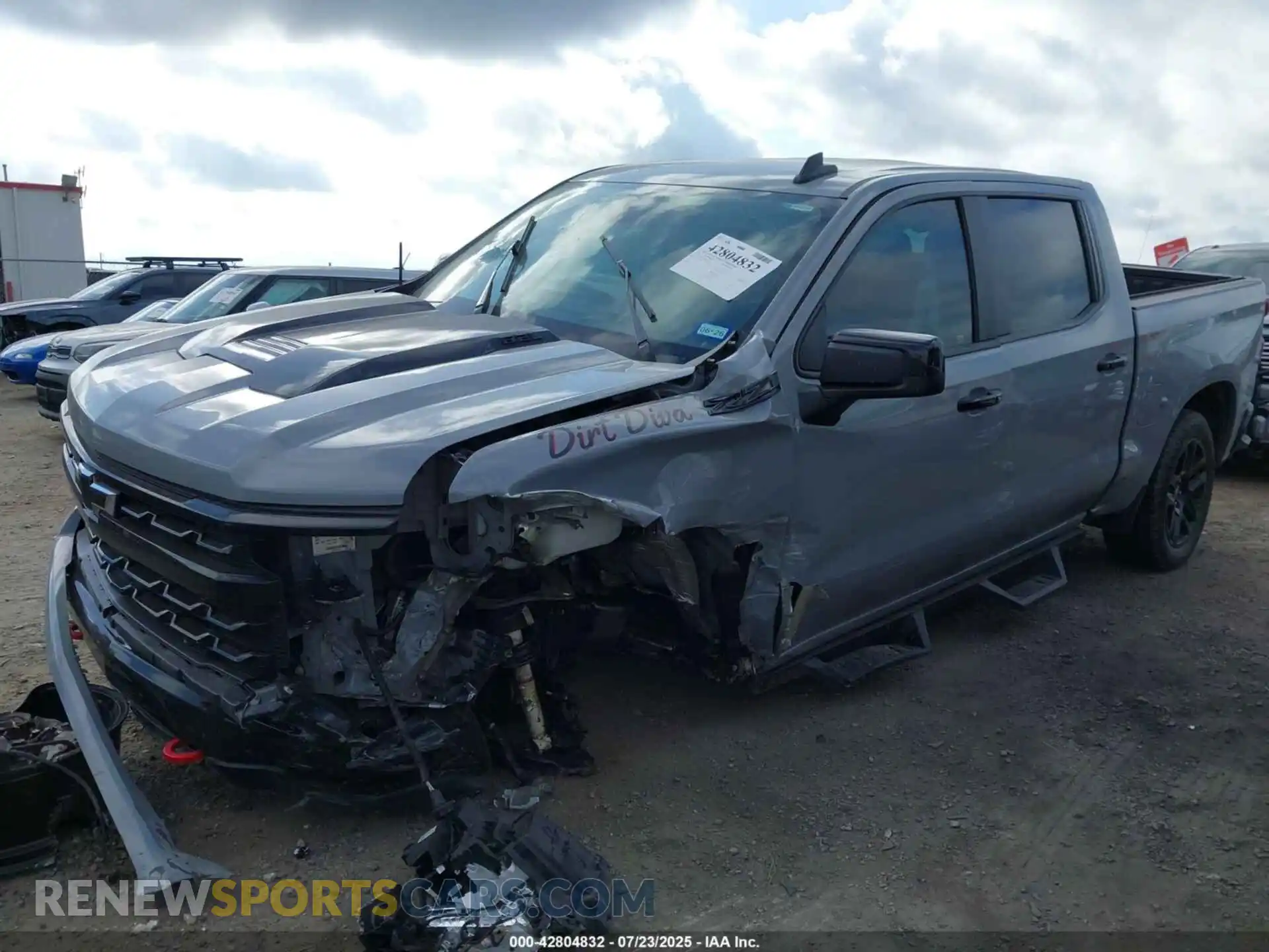 2 Photograph of a damaged car 3GCUDFEL8RG327914 CHEVROLET SILVERADO 1500 2024