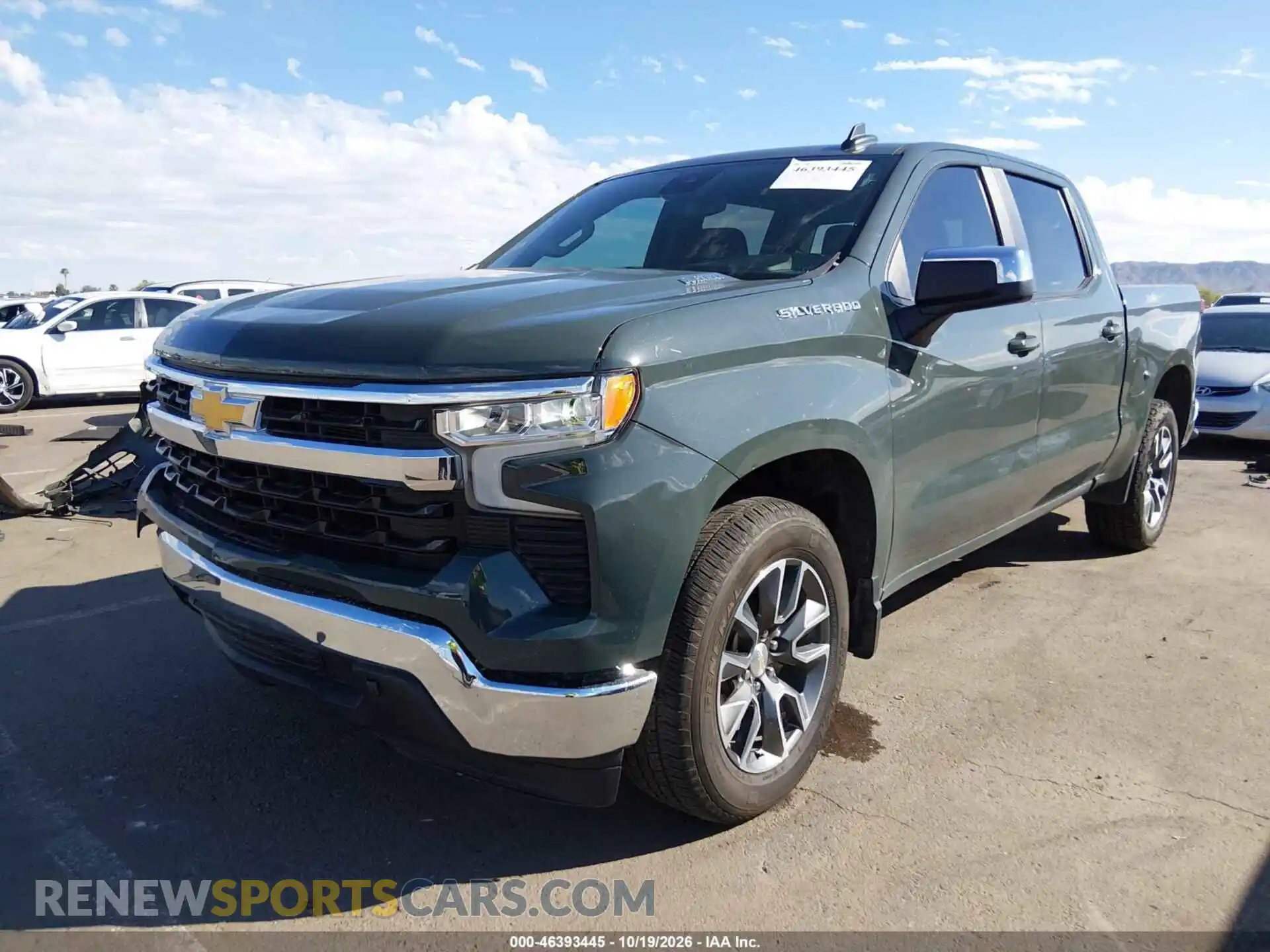 2 Photograph of a damaged car 1GCPACE81SZ214926 CHEVROLET SILVERADO 1500 2025