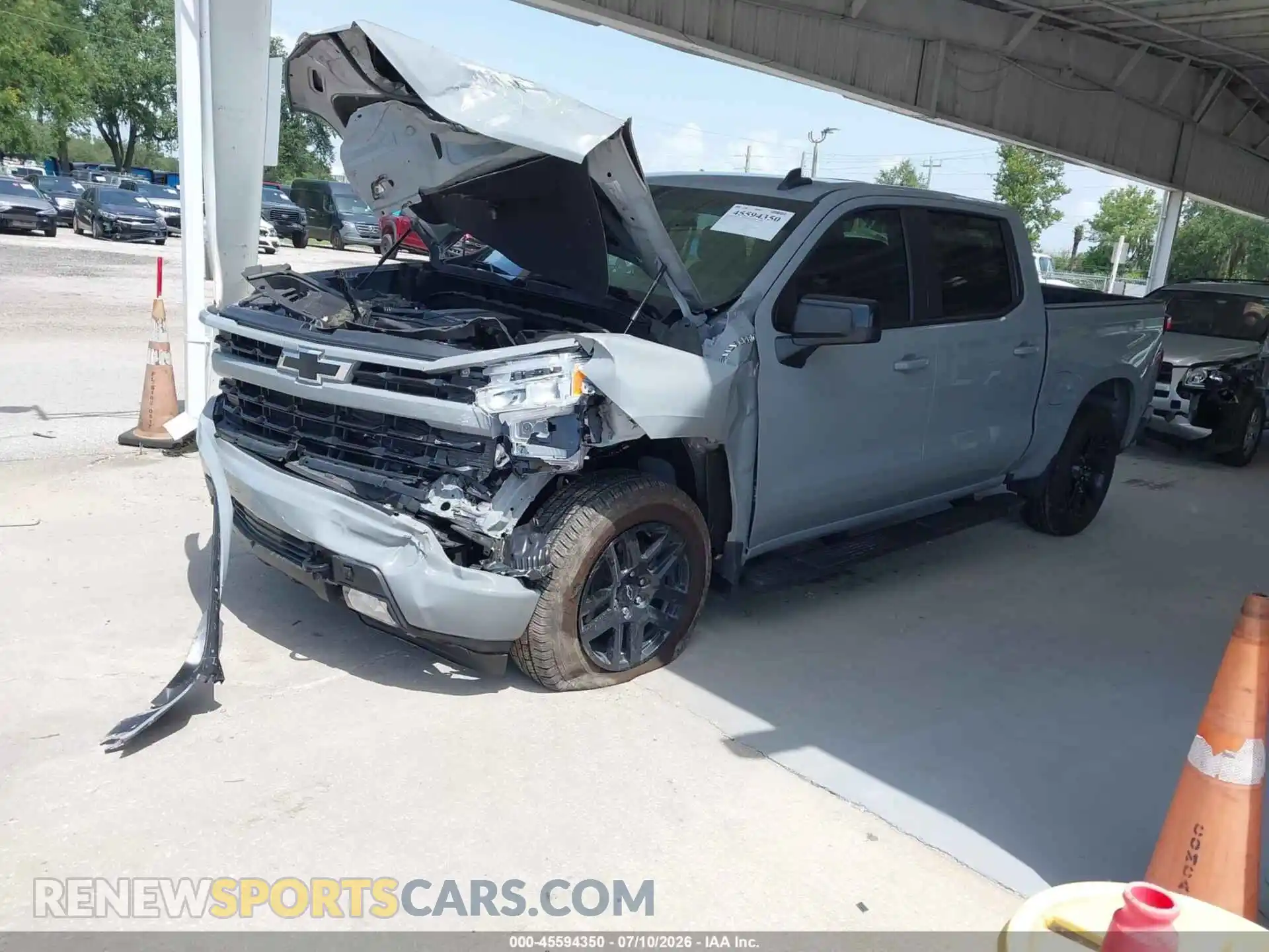 2 Photograph of a damaged car 1GCPADE82SZ183532 CHEVROLET SILVERADO 1500 2025