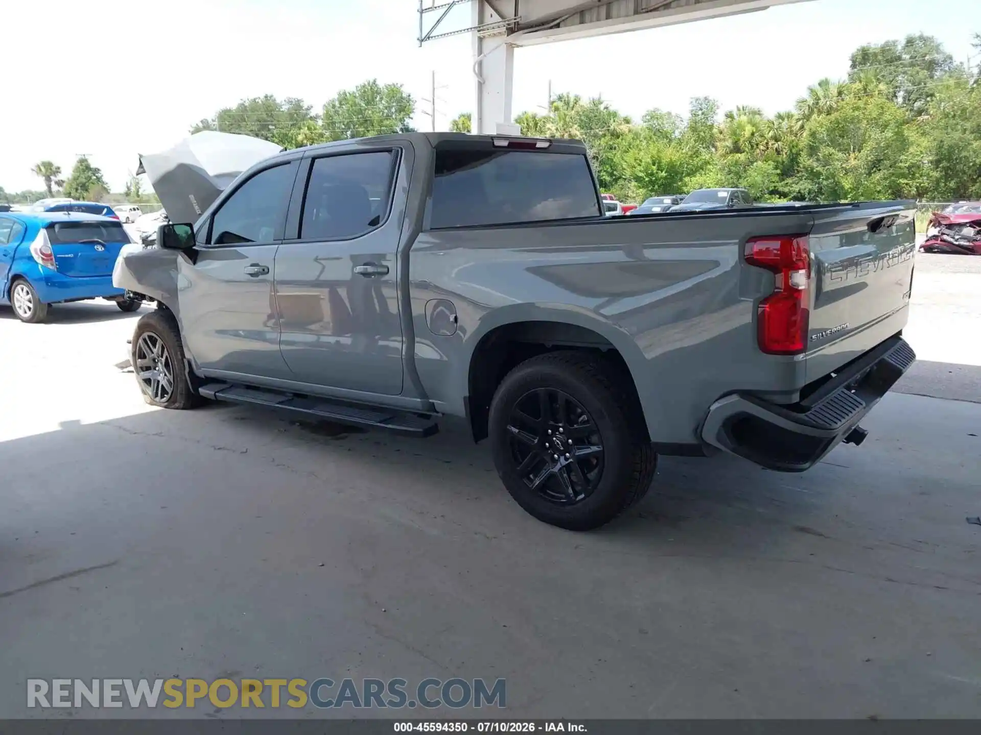 3 Photograph of a damaged car 1GCPADE82SZ183532 CHEVROLET SILVERADO 1500 2025