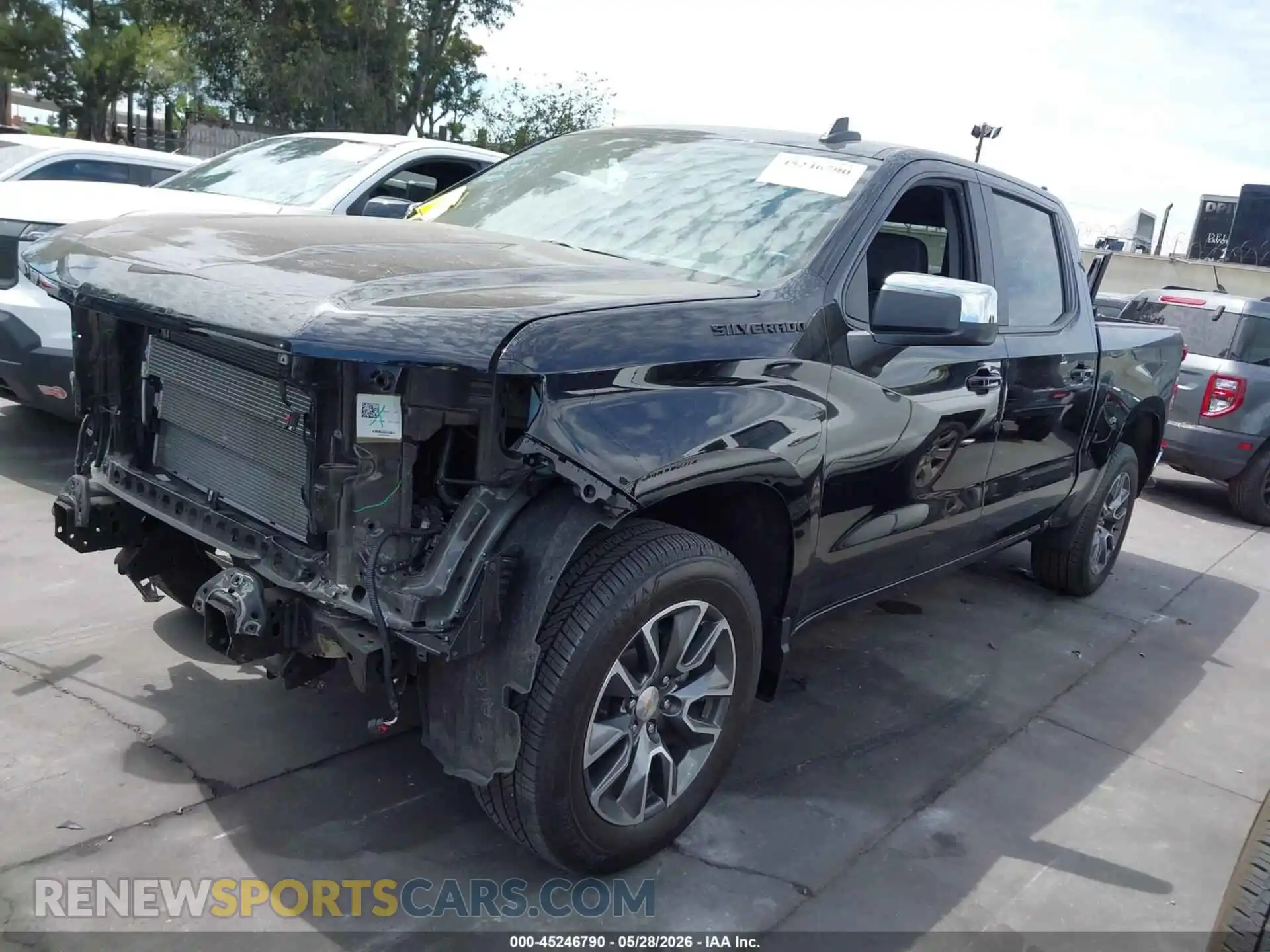 2 Photograph of a damaged car 2GCPACED2S1180923 CHEVROLET SILVERADO 1500 2025