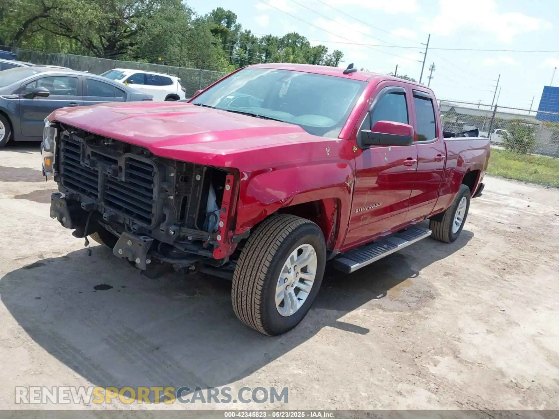 2 Photograph of a damaged car 2GCRCPEC3K1187347 CHEVROLET SILVERADO 1500 LD 2019