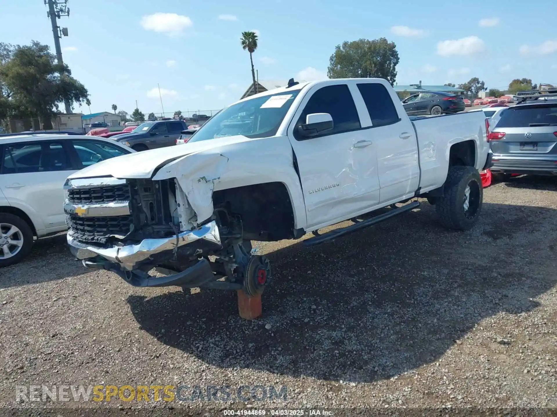 2 Photograph of a damaged car 2GCRCPEC5K1148971 CHEVROLET SILVERADO 1500 LD 2019