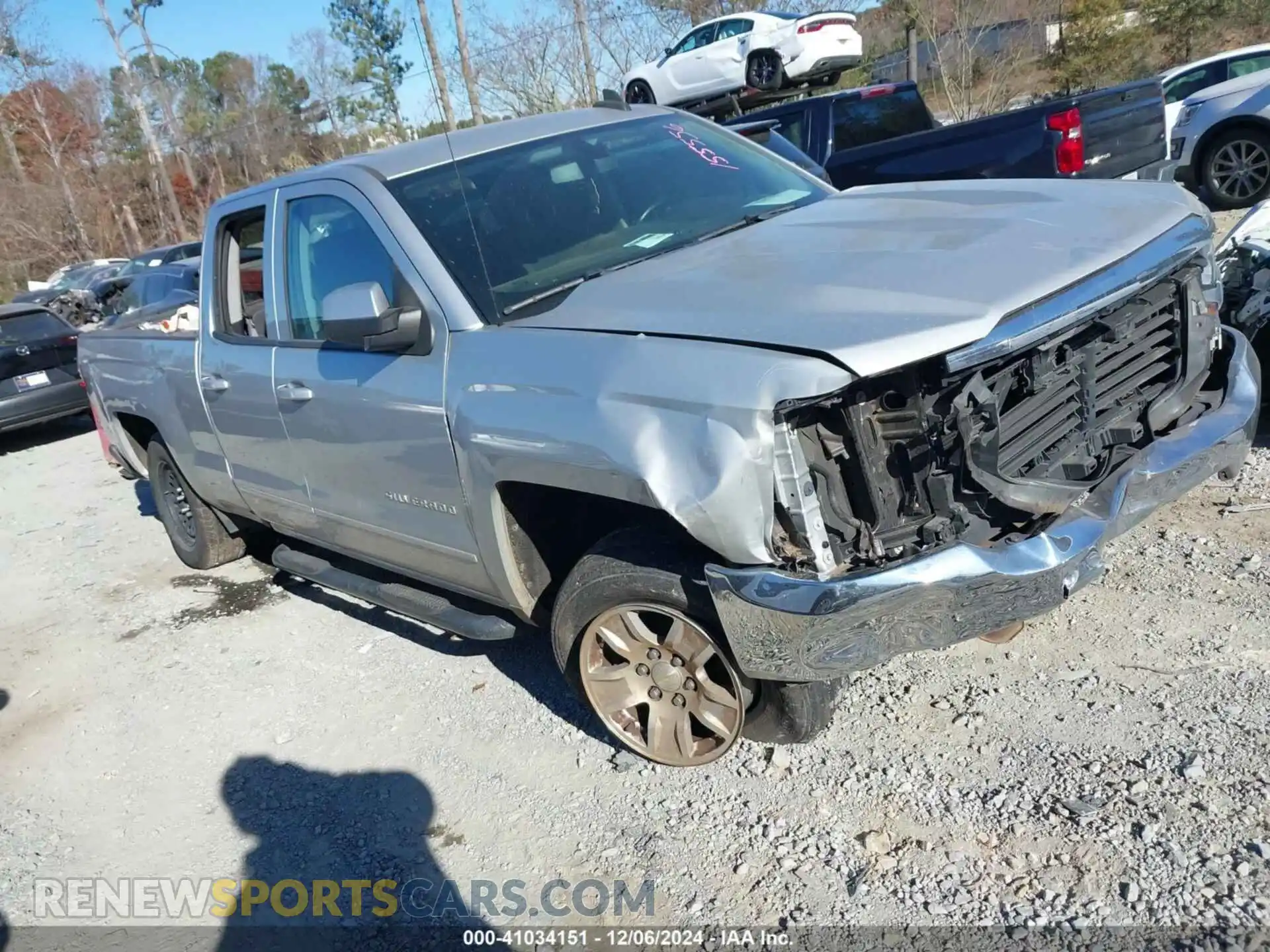 1 Photograph of a damaged car 2GCRCPEC6K1155556 CHEVROLET SILVERADO 1500 LD 2019