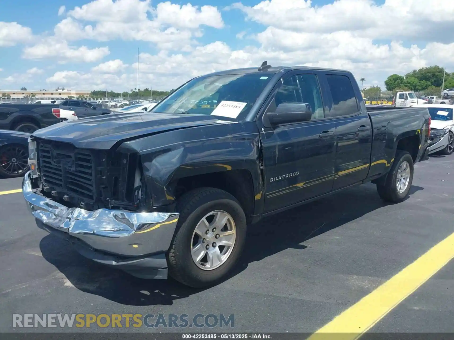 2 Photograph of a damaged car 2GCRCPEC9K1151906 CHEVROLET SILVERADO 1500 LD 2019