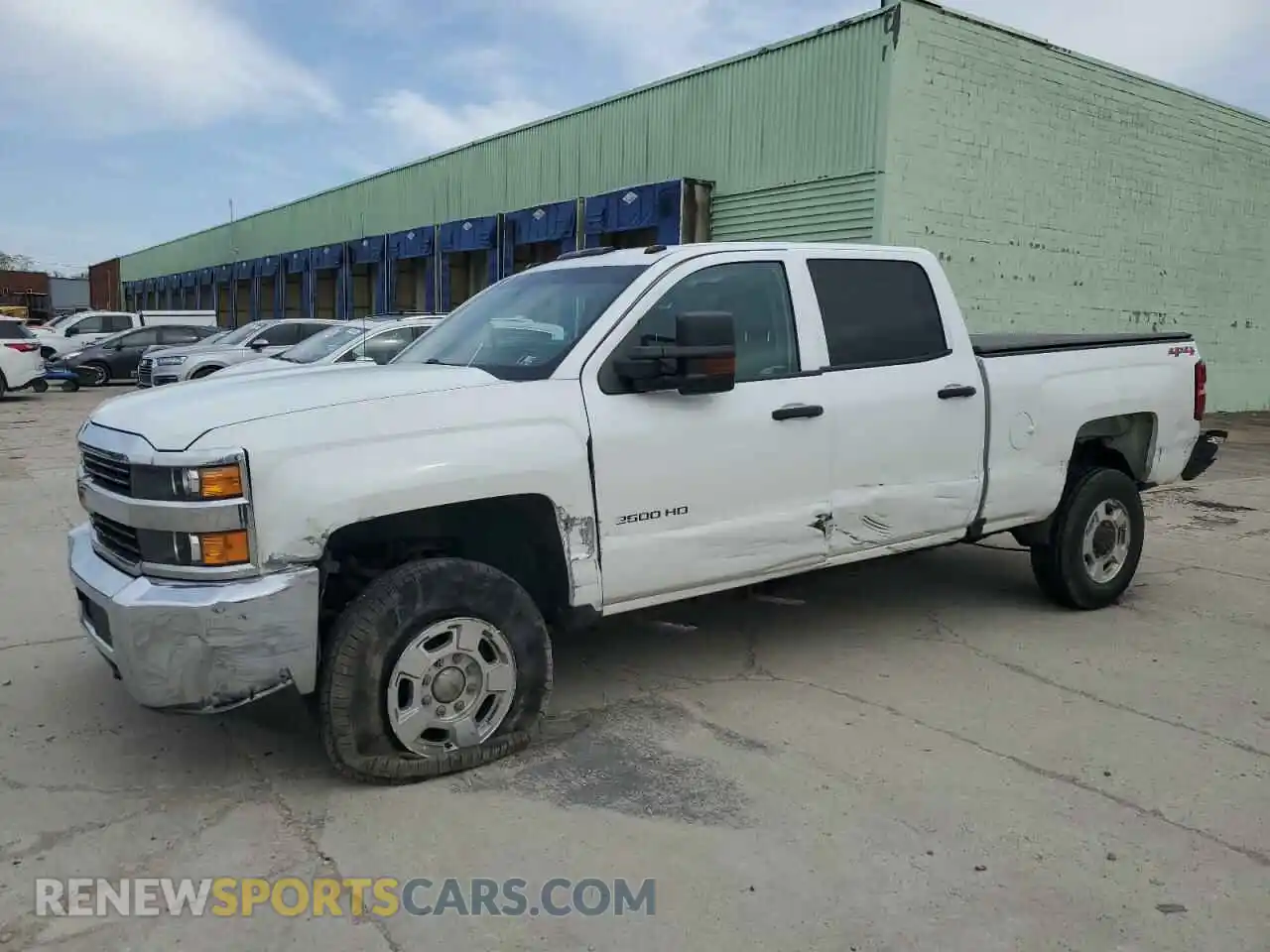 1 Photograph of a damaged car 1GC1KREG7KF227727 CHEVROLET SILVERADO 2019