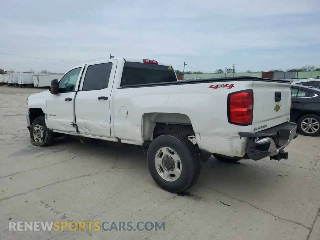 2 Photograph of a damaged car 1GC1KREG7KF227727 CHEVROLET SILVERADO 2019