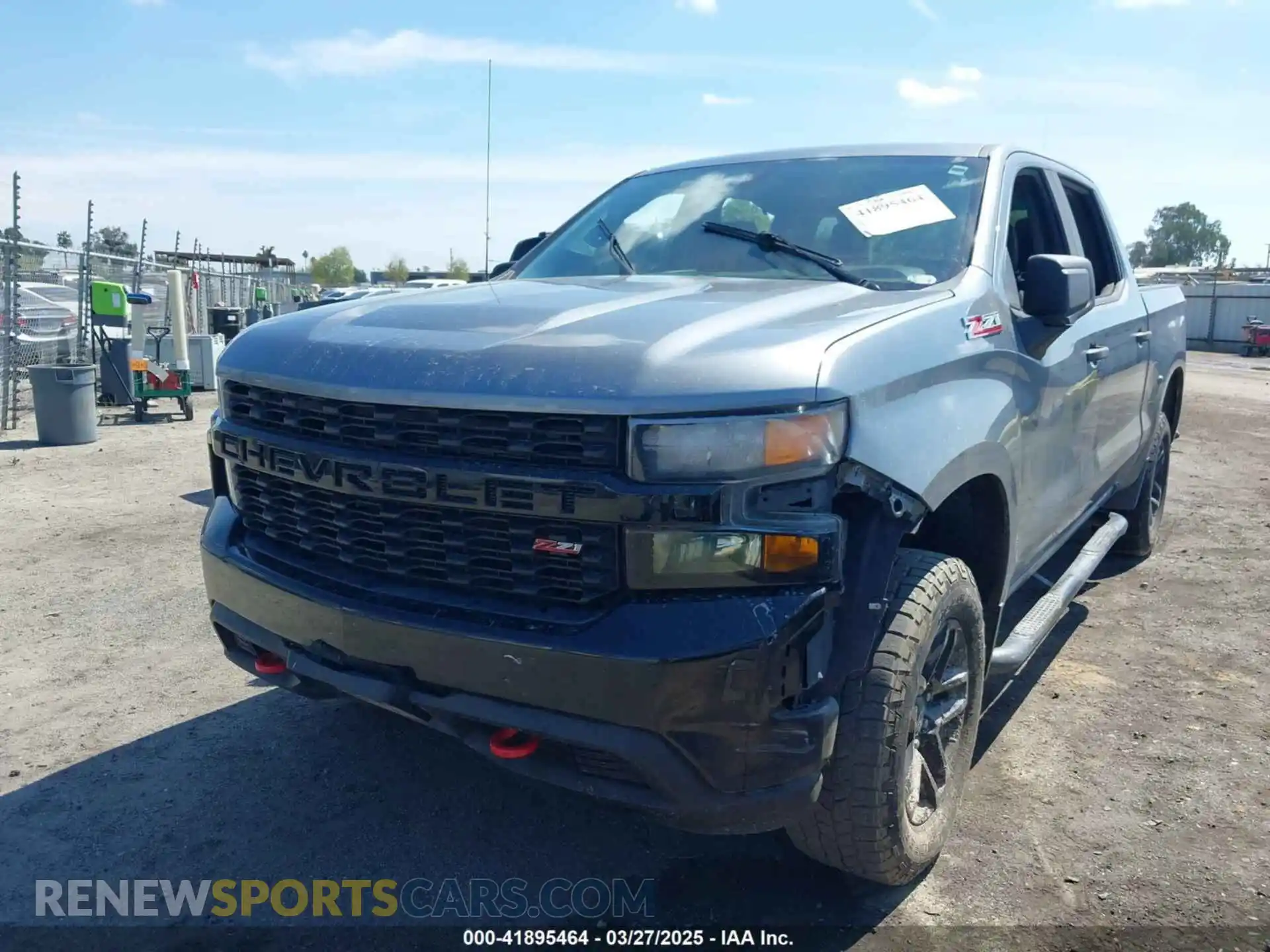 2 Photograph of a damaged car 1GCPYCEF8KZ348035 CHEVROLET SILVERADO 2019