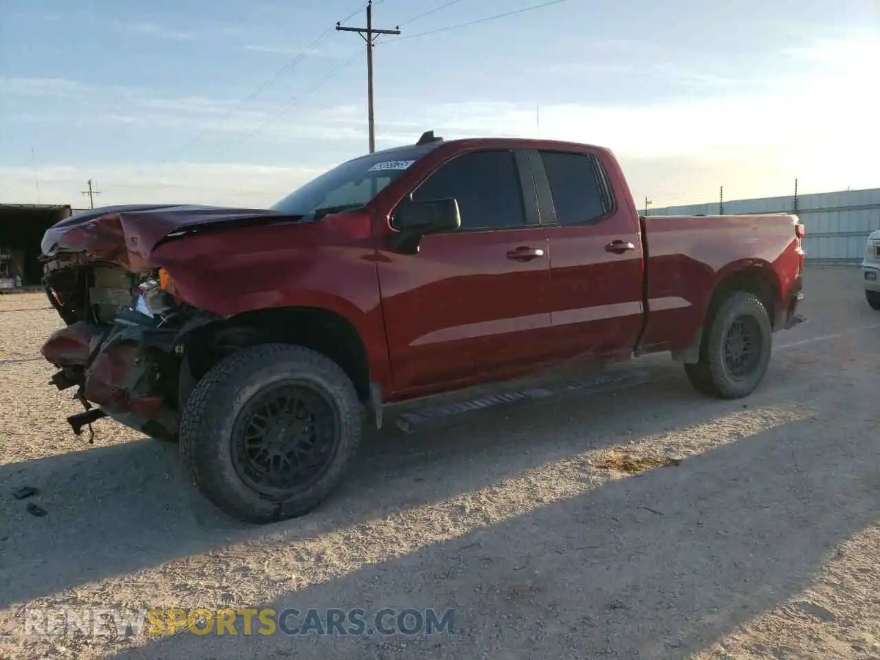 1 Photograph of a damaged car 1GCVWDED2KZ372283 CHEVROLET SILVERADO 2019