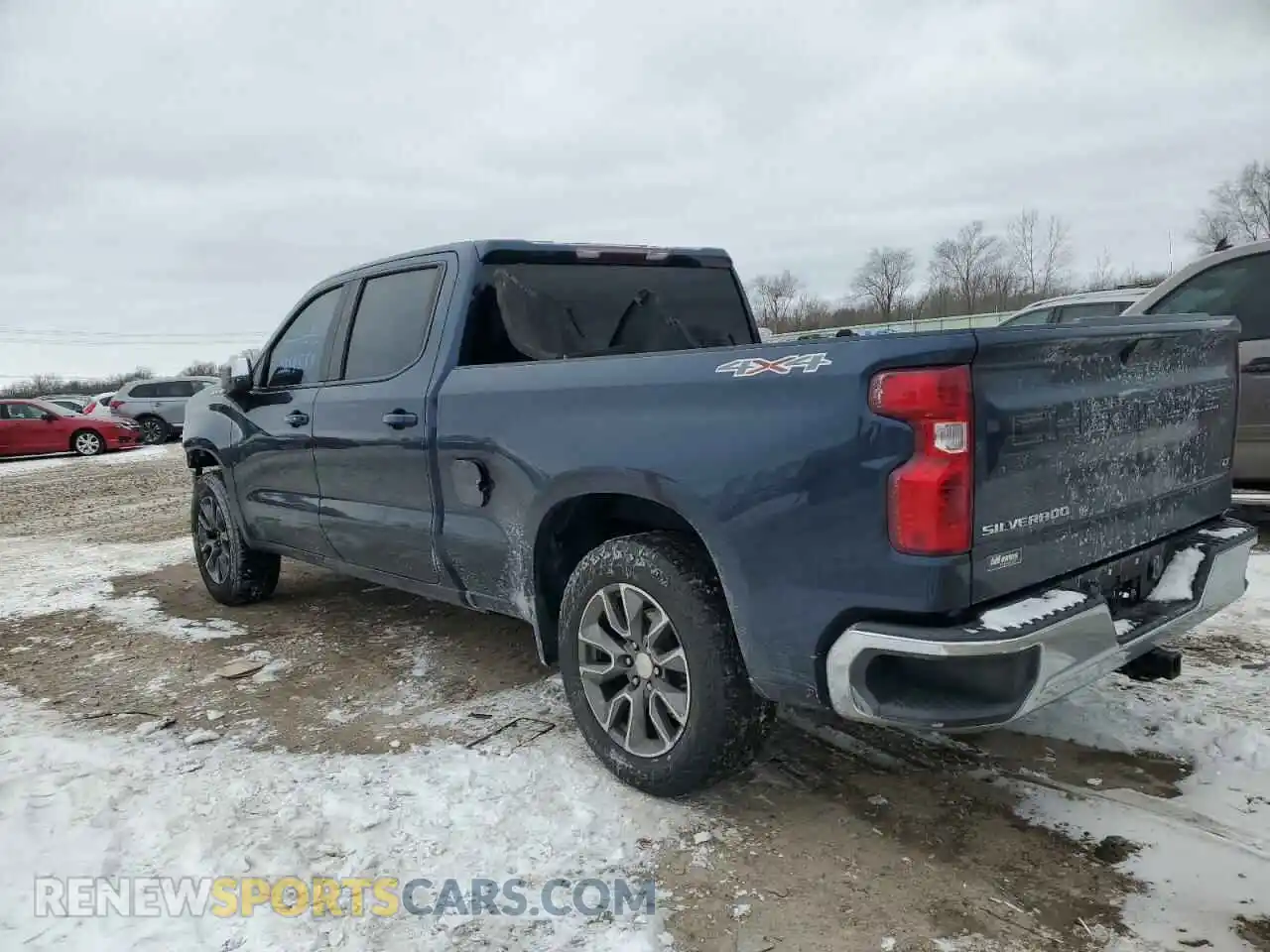 2 Photograph of a damaged car 1GCUYDED5LZ319181 CHEVROLET SILVERADO 2020