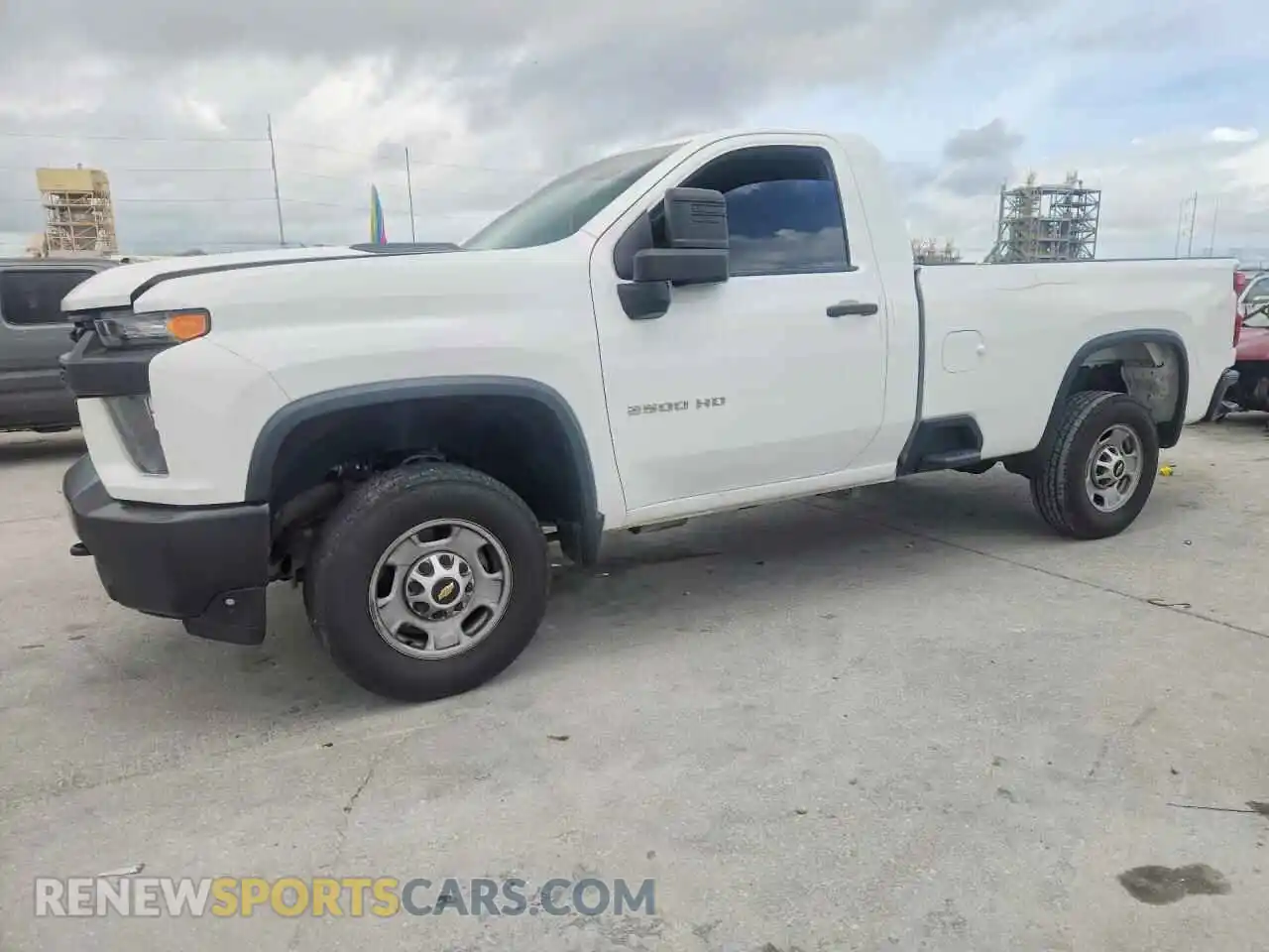 1 Photograph of a damaged car 1GC0WLE75MF216371 CHEVROLET SILVERADO 2021