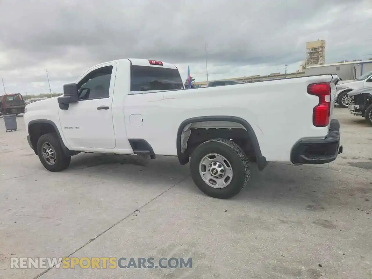 2 Photograph of a damaged car 1GC0WLE75MF216371 CHEVROLET SILVERADO 2021
