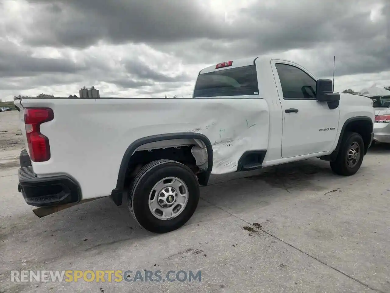 3 Photograph of a damaged car 1GC0WLE75MF216371 CHEVROLET SILVERADO 2021