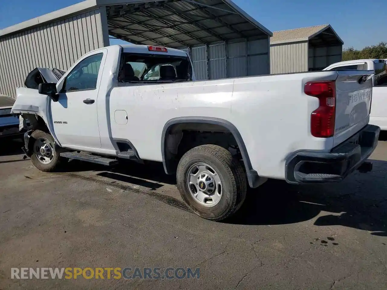 2 Photograph of a damaged car 1GC0WLE76MF114903 CHEVROLET SILVERADO 2021