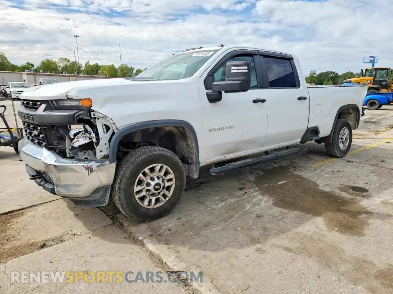 1 Photograph of a damaged car 1GC1WLE79MF247160 CHEVROLET SILVERADO 2021