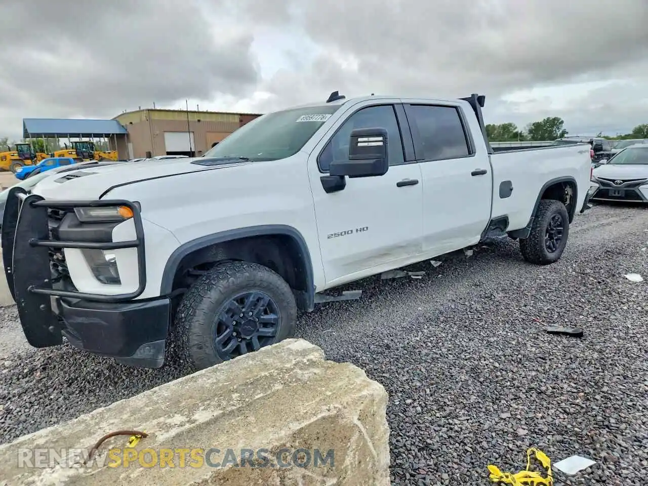 1 Photograph of a damaged car 1GC1YLE74MF137515 CHEVROLET SILVERADO 2021