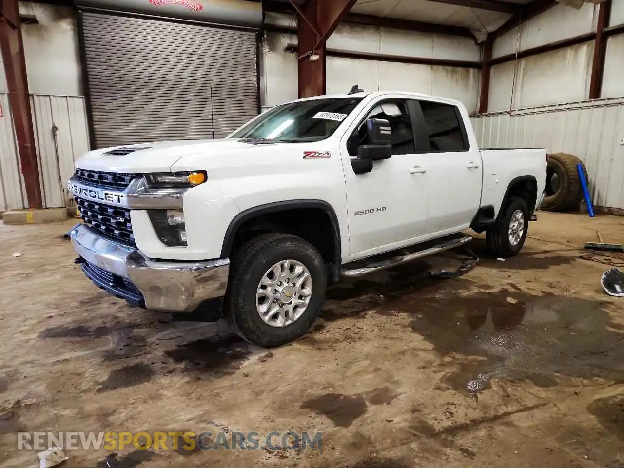 1 Photograph of a damaged car 1GC1YNEY2MF257575 CHEVROLET SILVERADO 2021