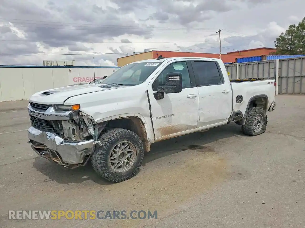 1 Фотография поврежденного автомобиля 1GC1YNEY4MF263362 CHEVROLET SILVERADO 2021