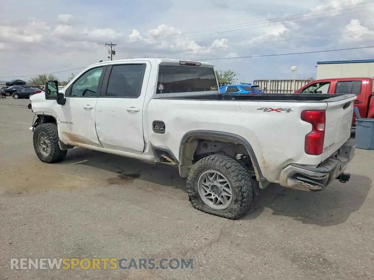 2 Фотография поврежденного автомобиля 1GC1YNEY4MF263362 CHEVROLET SILVERADO 2021