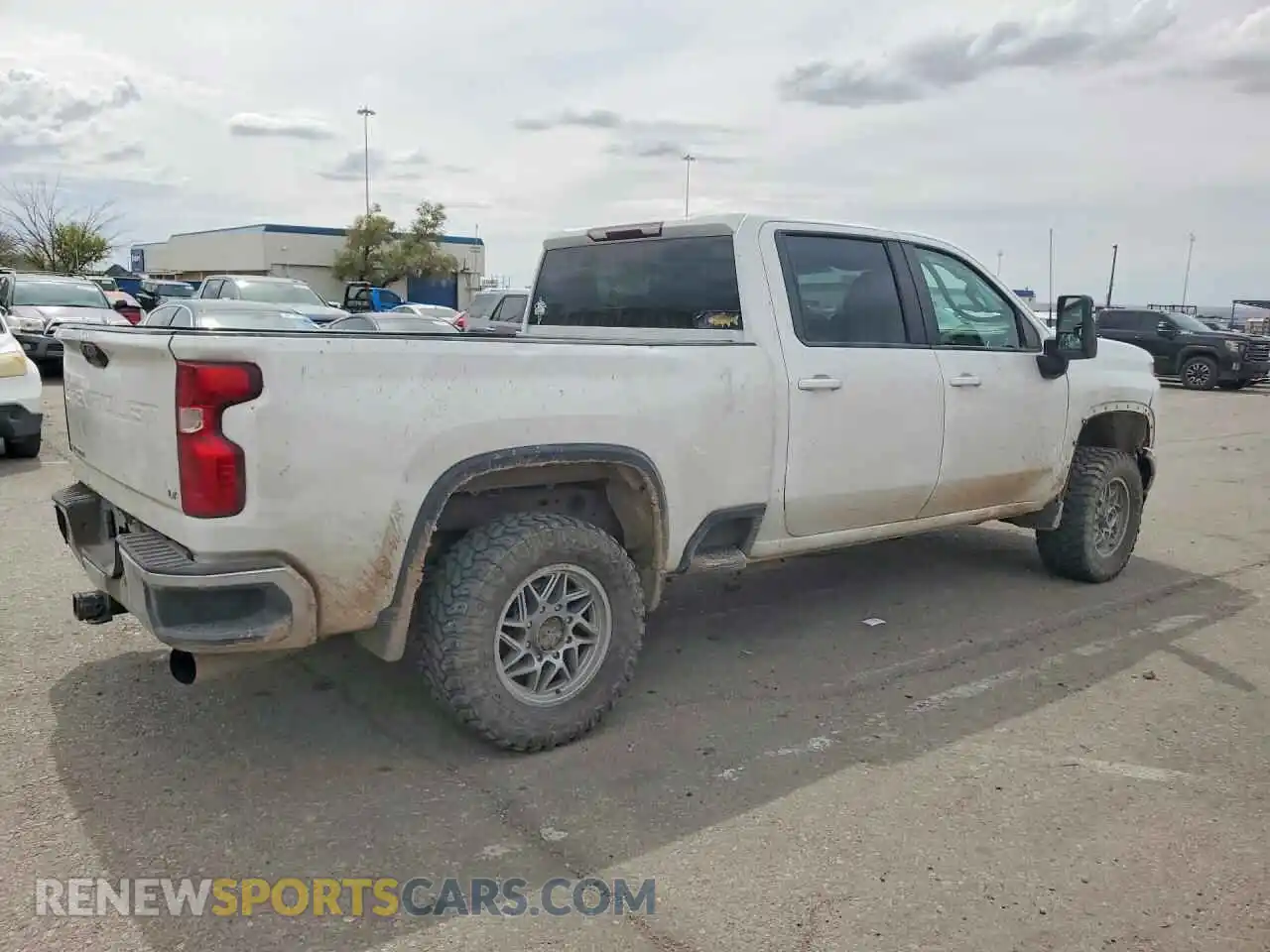 3 Фотография поврежденного автомобиля 1GC1YNEY4MF263362 CHEVROLET SILVERADO 2021