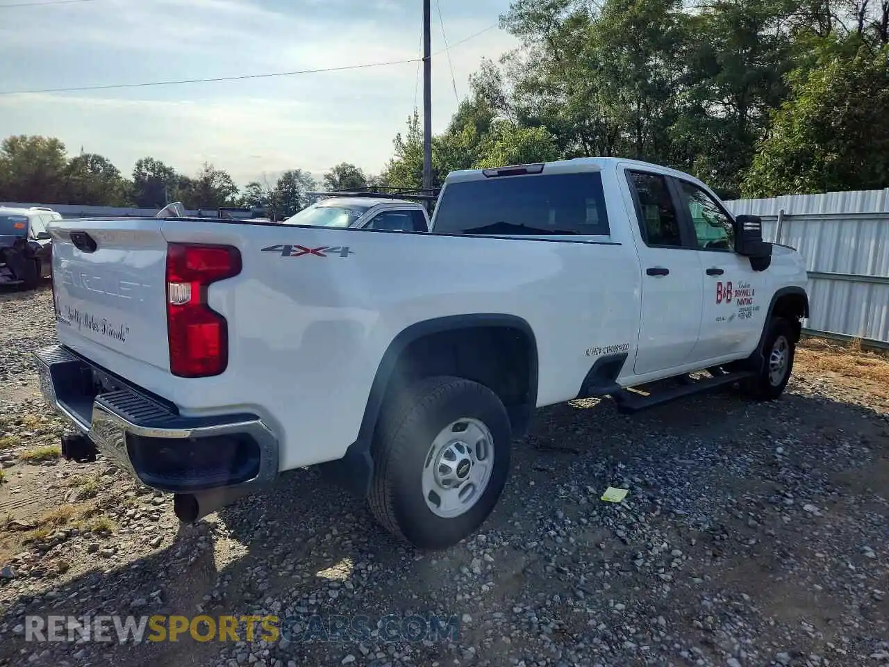 3 Photograph of a damaged car 1GC2YLEY2MF107281 CHEVROLET SILVERADO 2021
